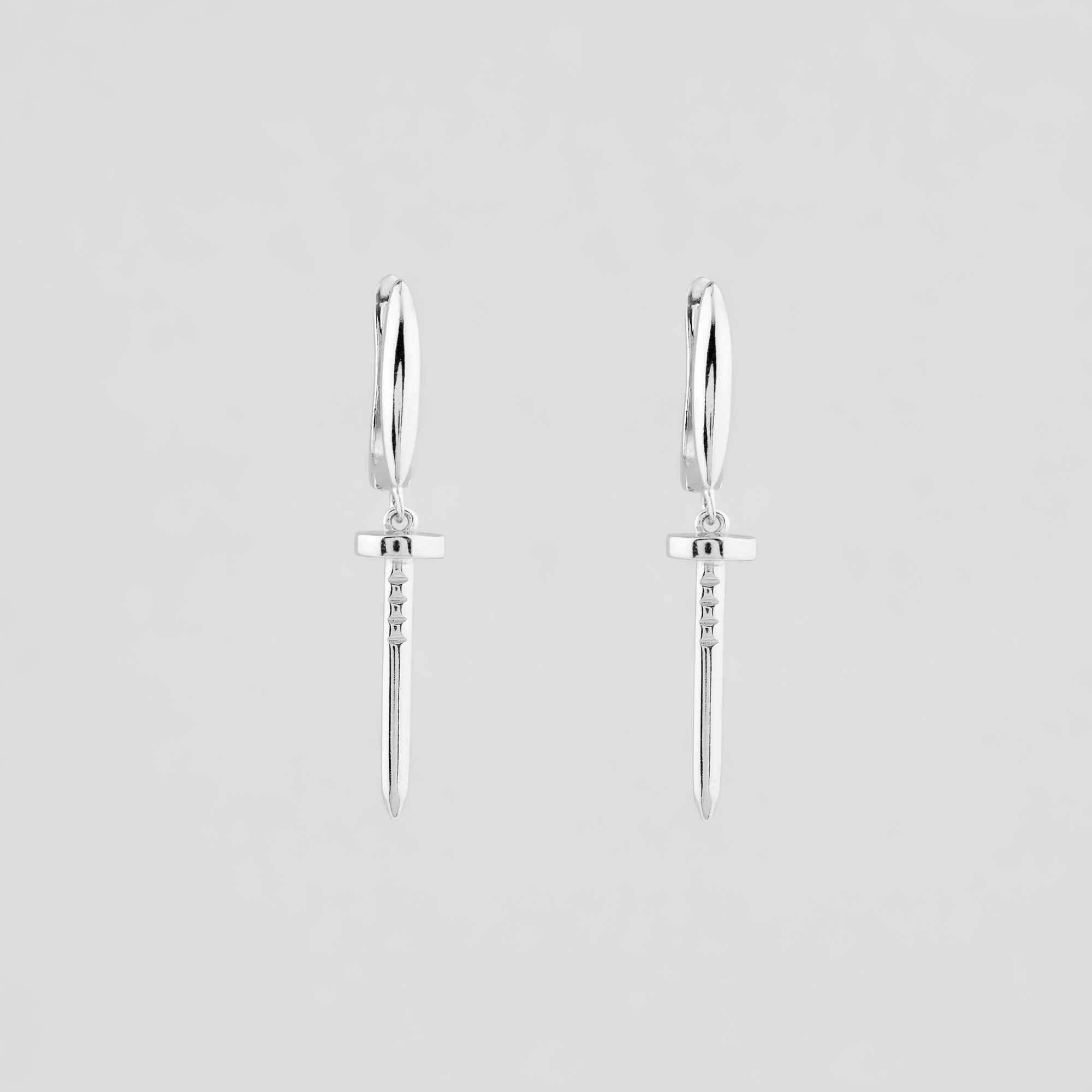 

Серебряные серьги Minimal 92-0013