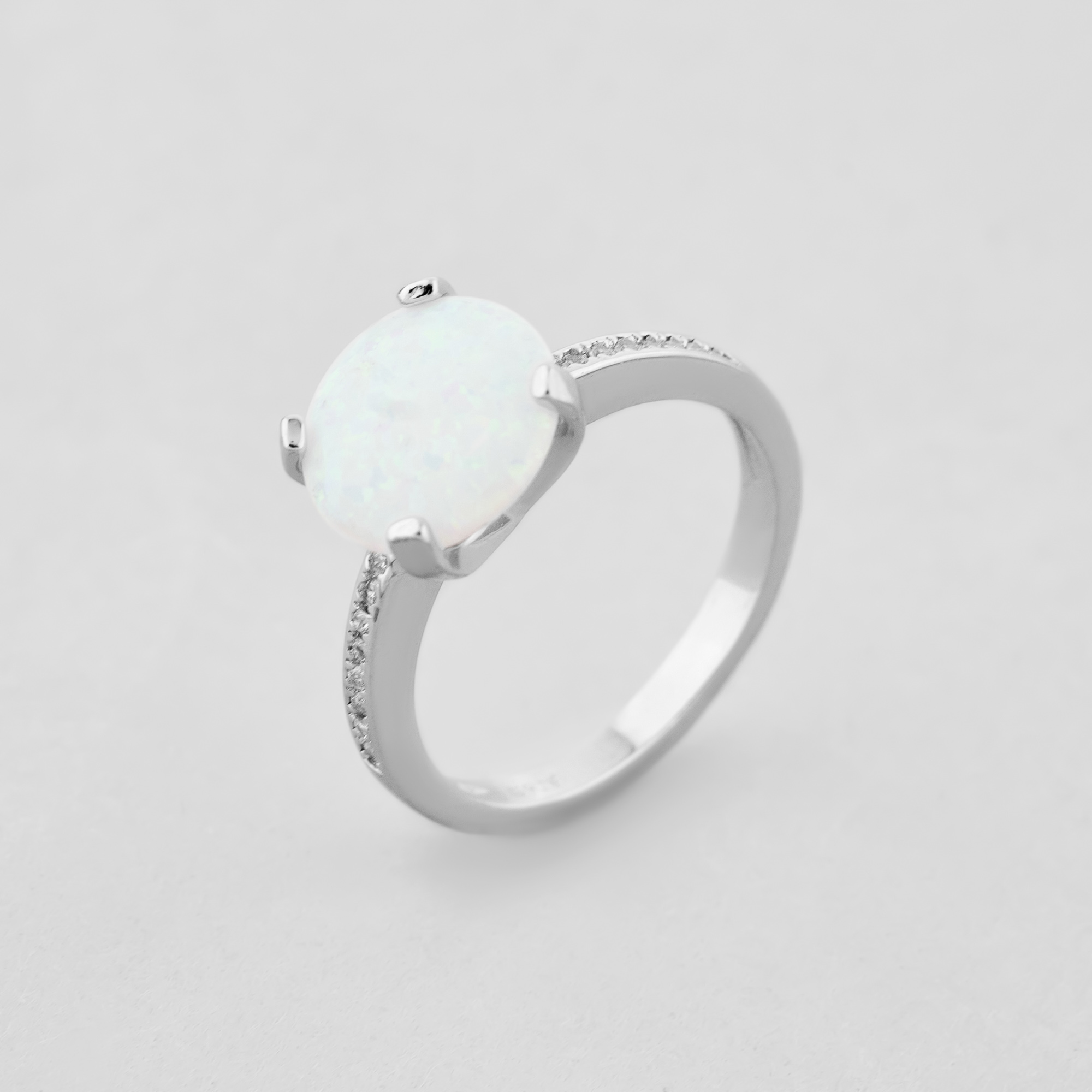 

Серебряное кольцо Minimal 9510323боп- 18
