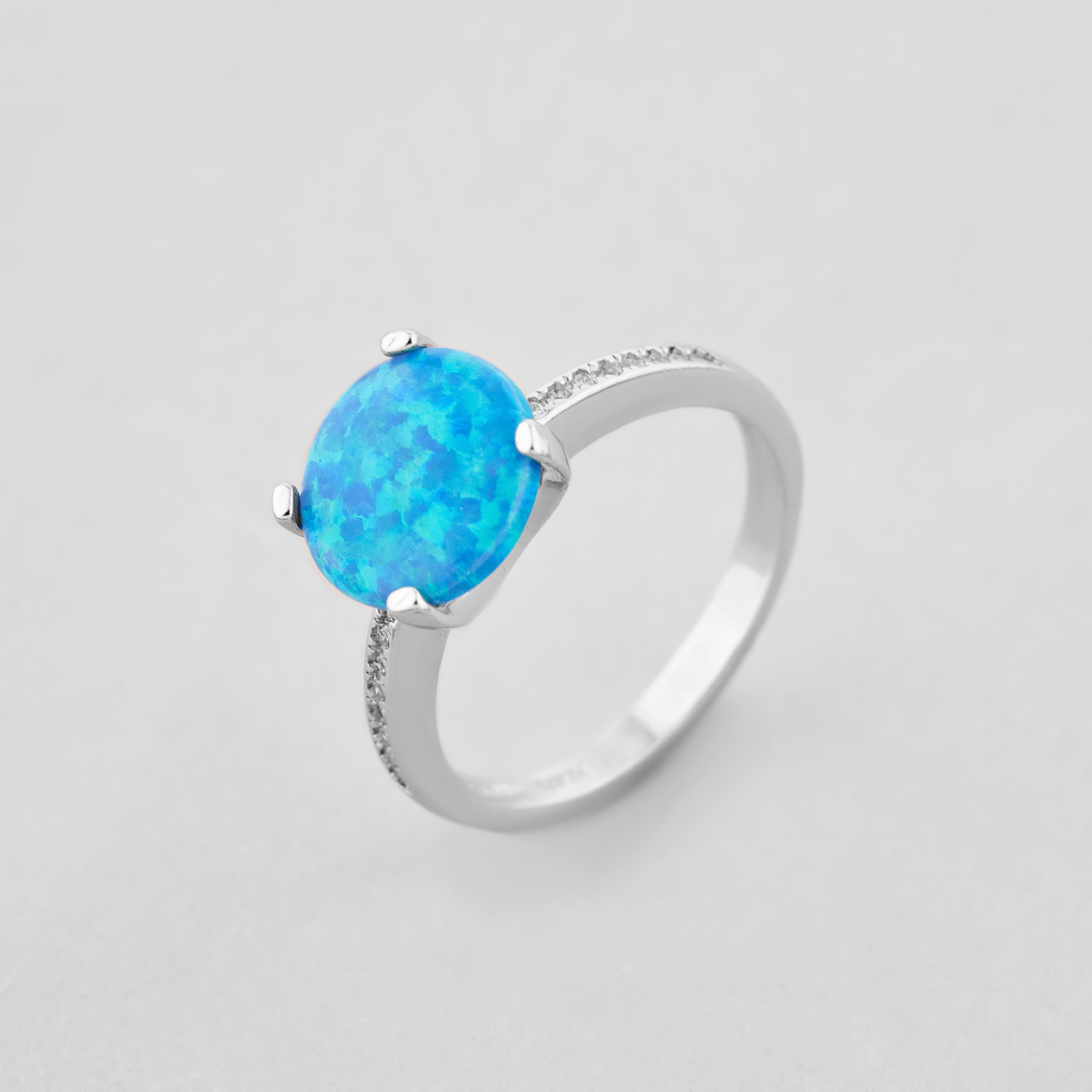 

Серебряное кольцо Minimal 9510323оп- 18