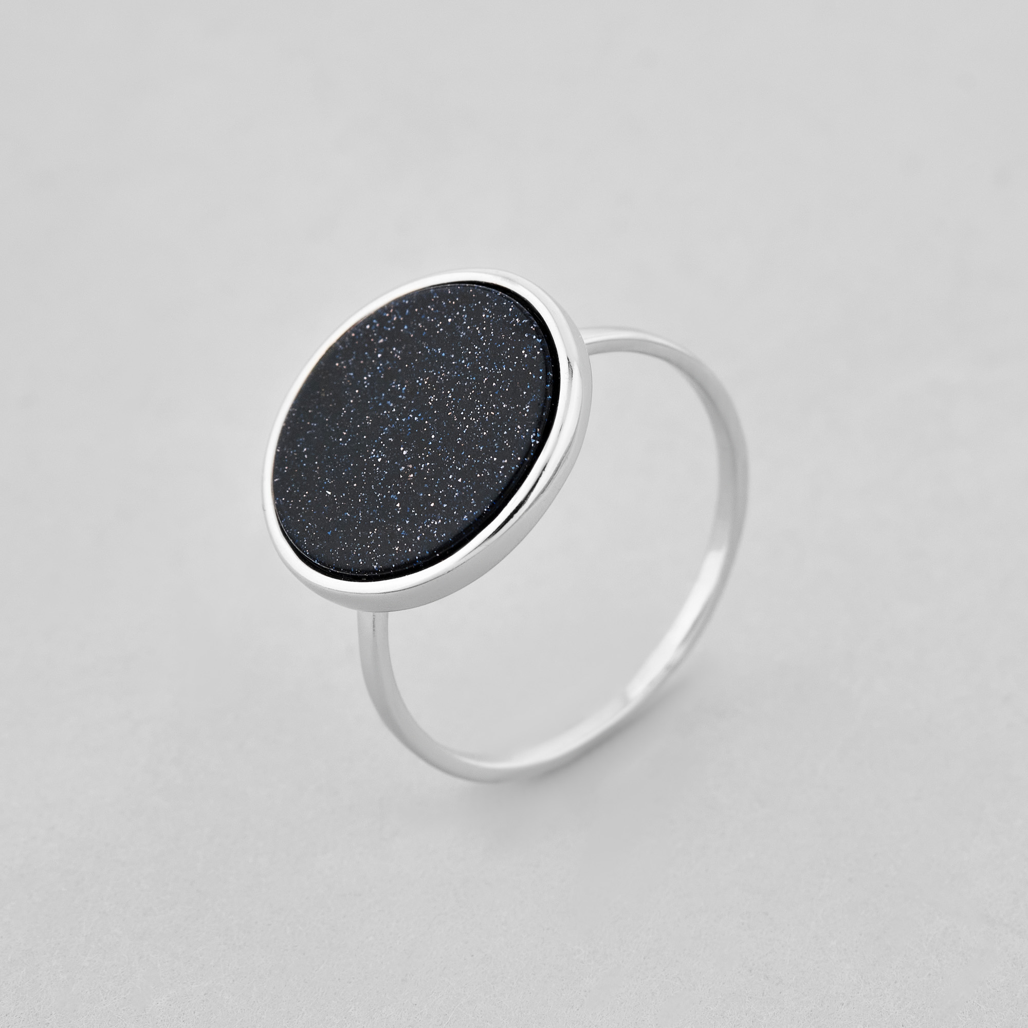 

Серебряное кольцо Minimal 9510375а- 16