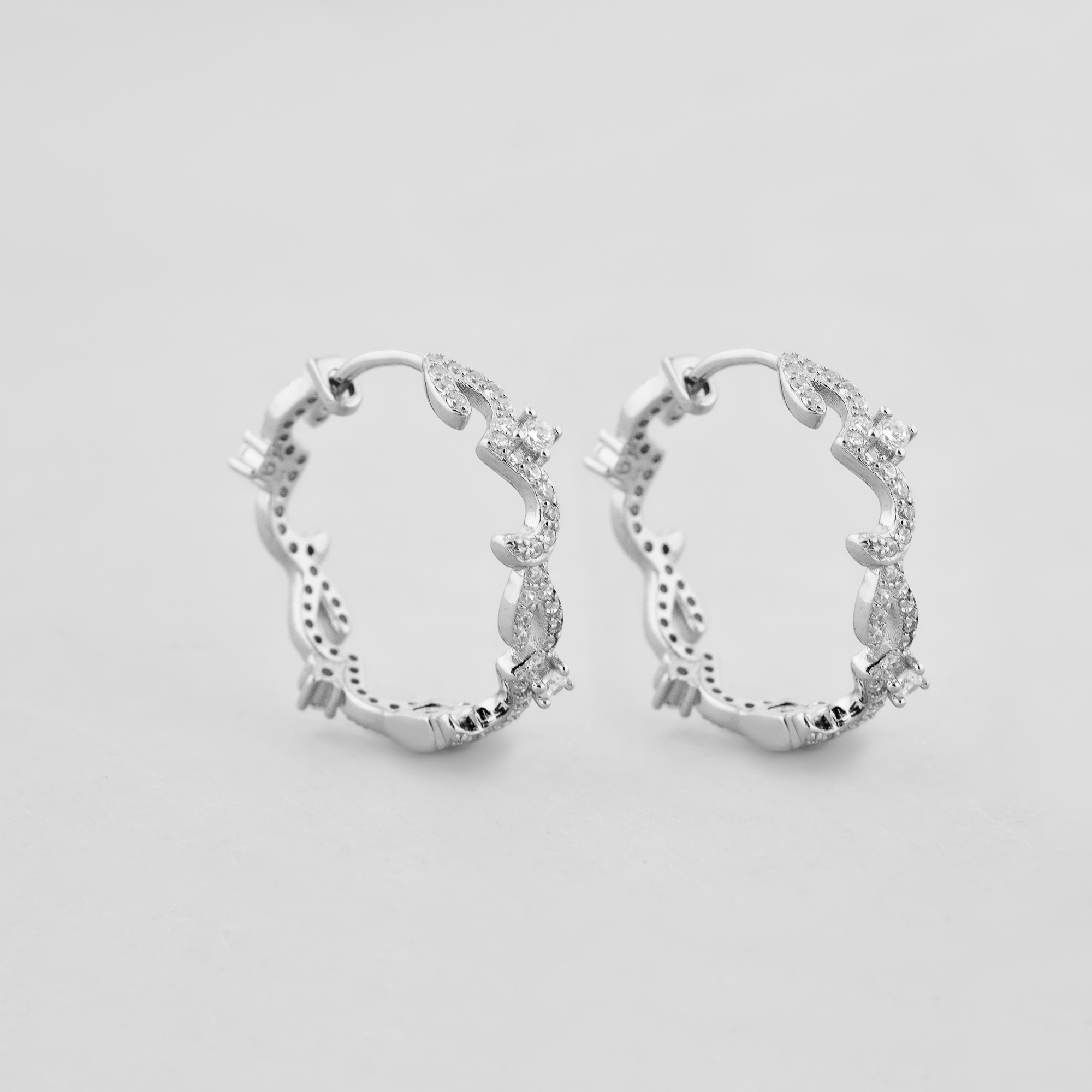 

Серебряные серьги Minimal 9520434б