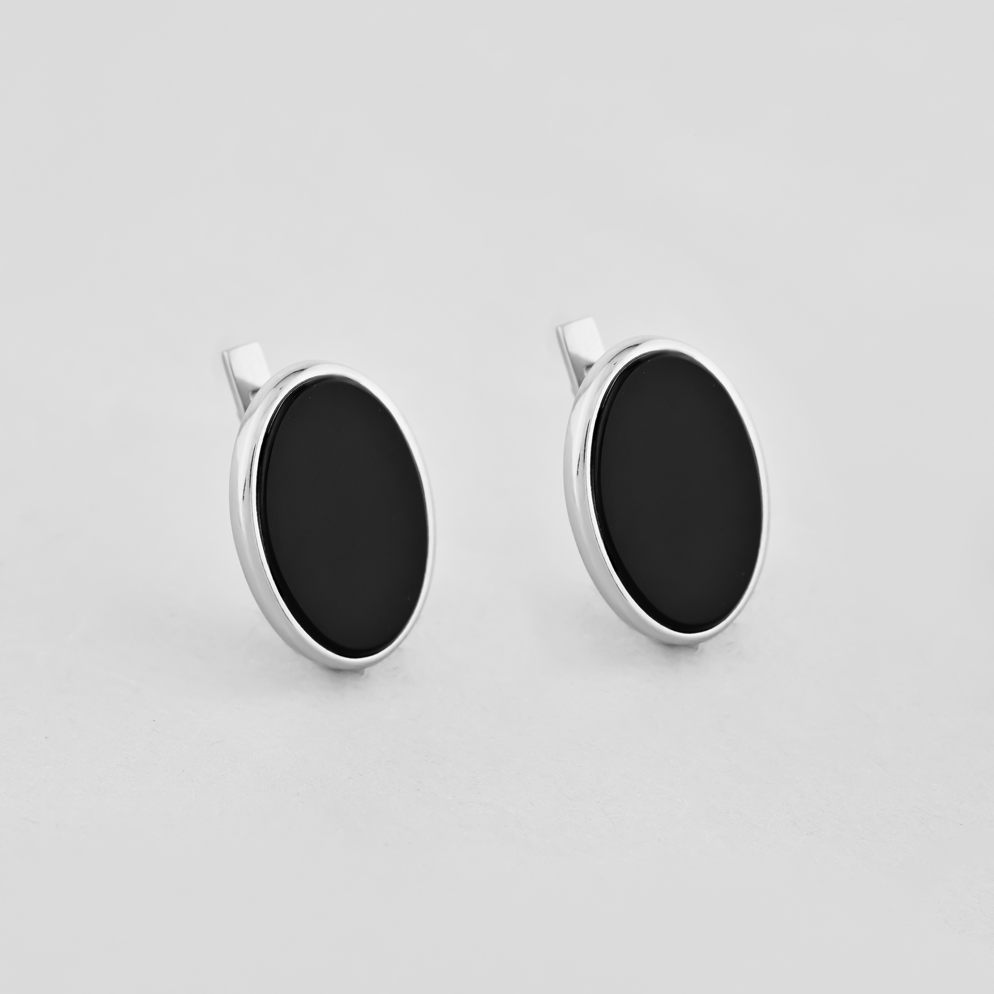 

Серебряные серьги Minimal 1613-dark