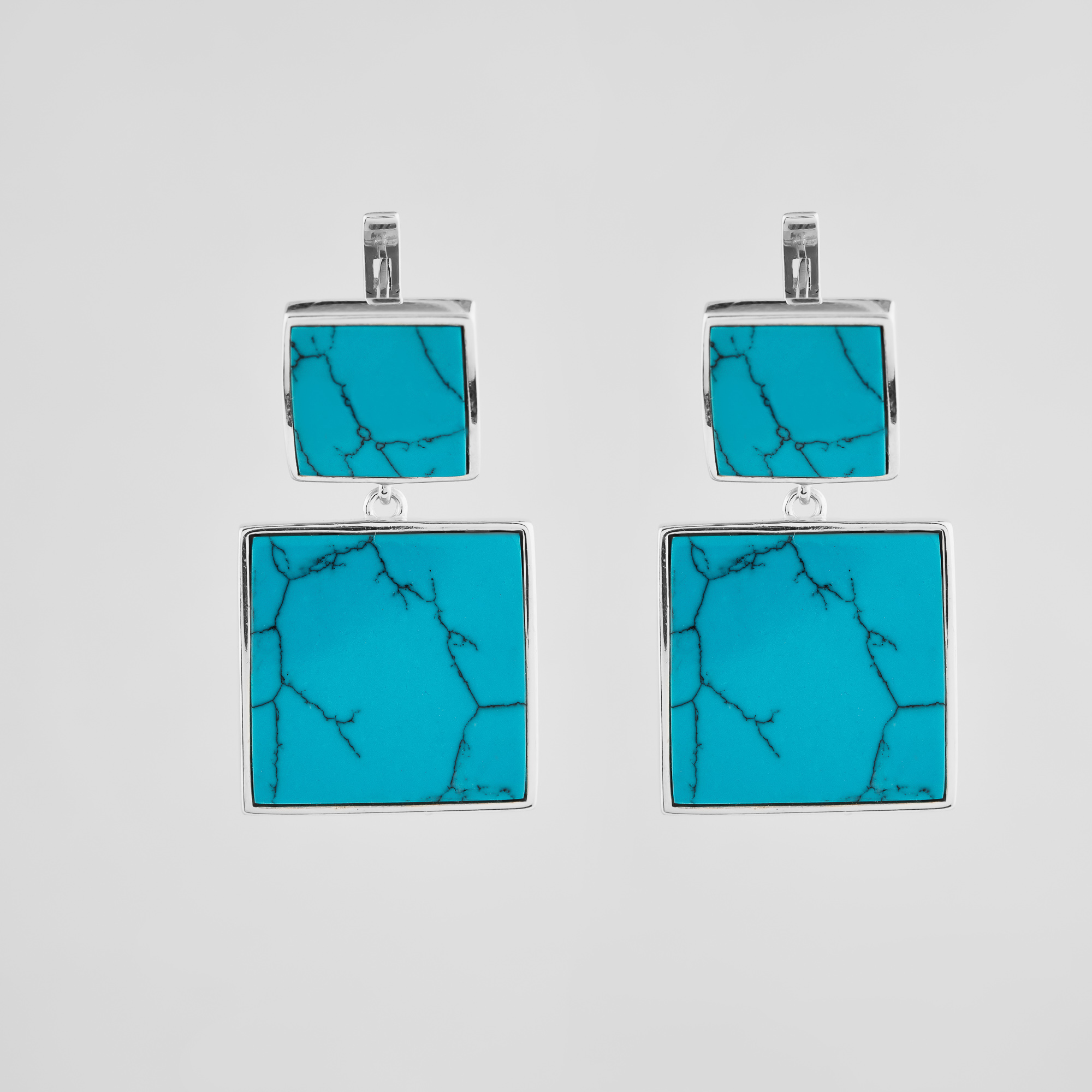 

Серьги Бирюза