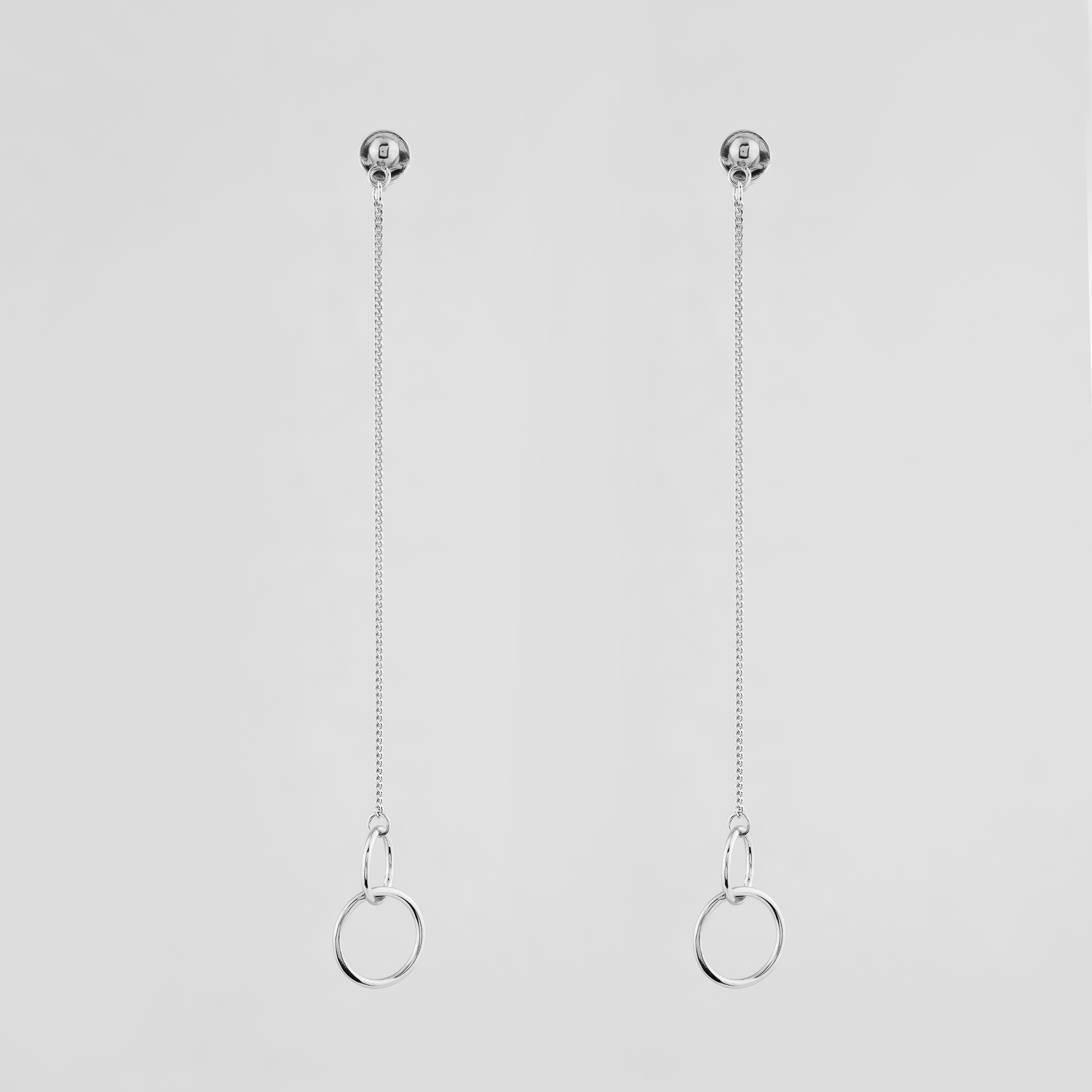 

Серебряные серьги Minimal ВС-119р
