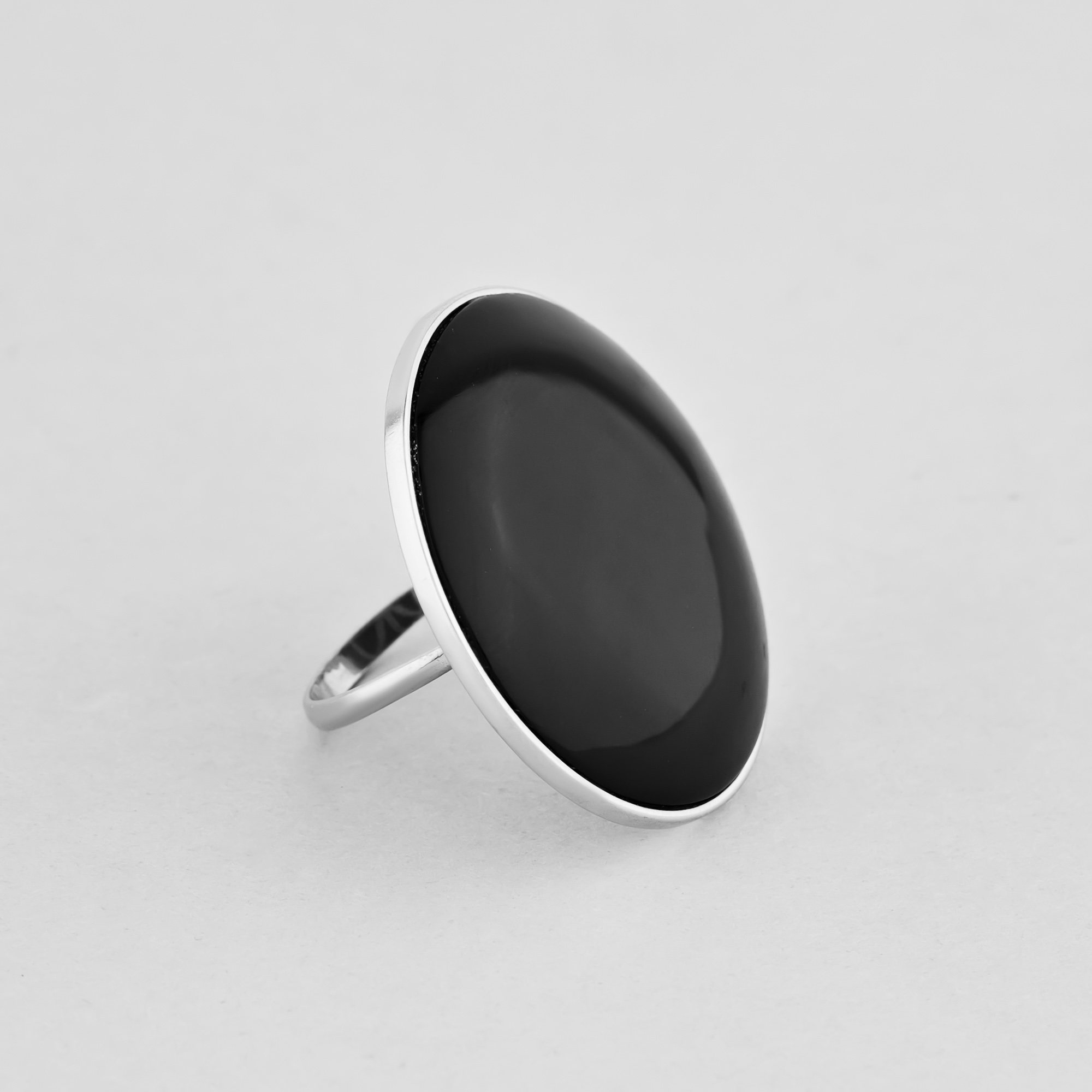 

Серебряное кольцо Minimal 1416-dark- 17
