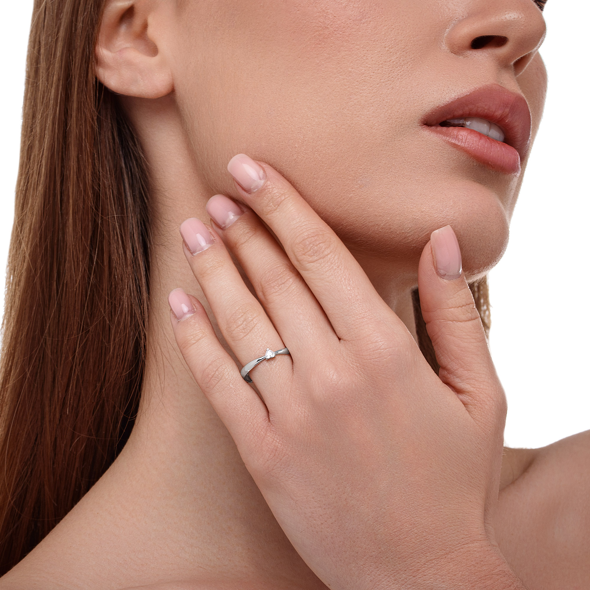 

Кольцо Хрустальное сердце