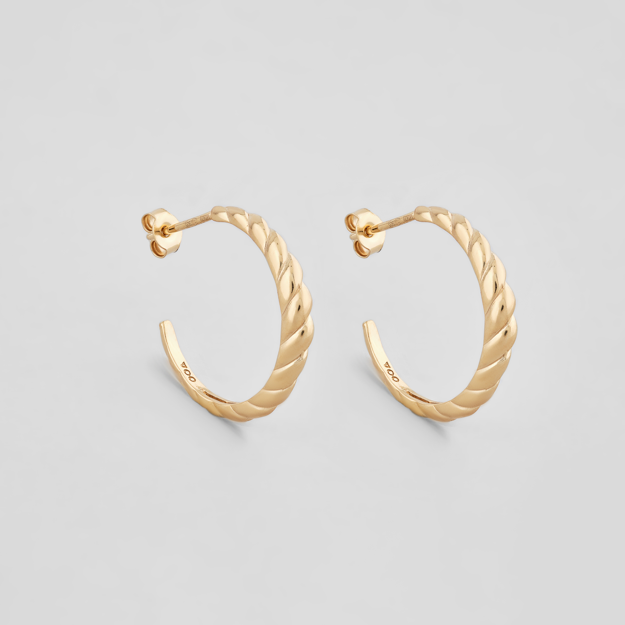 

Серебряные серьги с позолотой Minimal 20448п