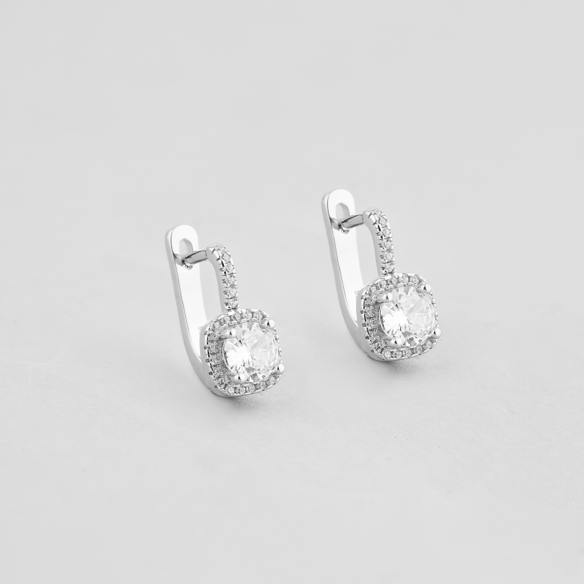 

Серебряные серьги Minimal 9520413б