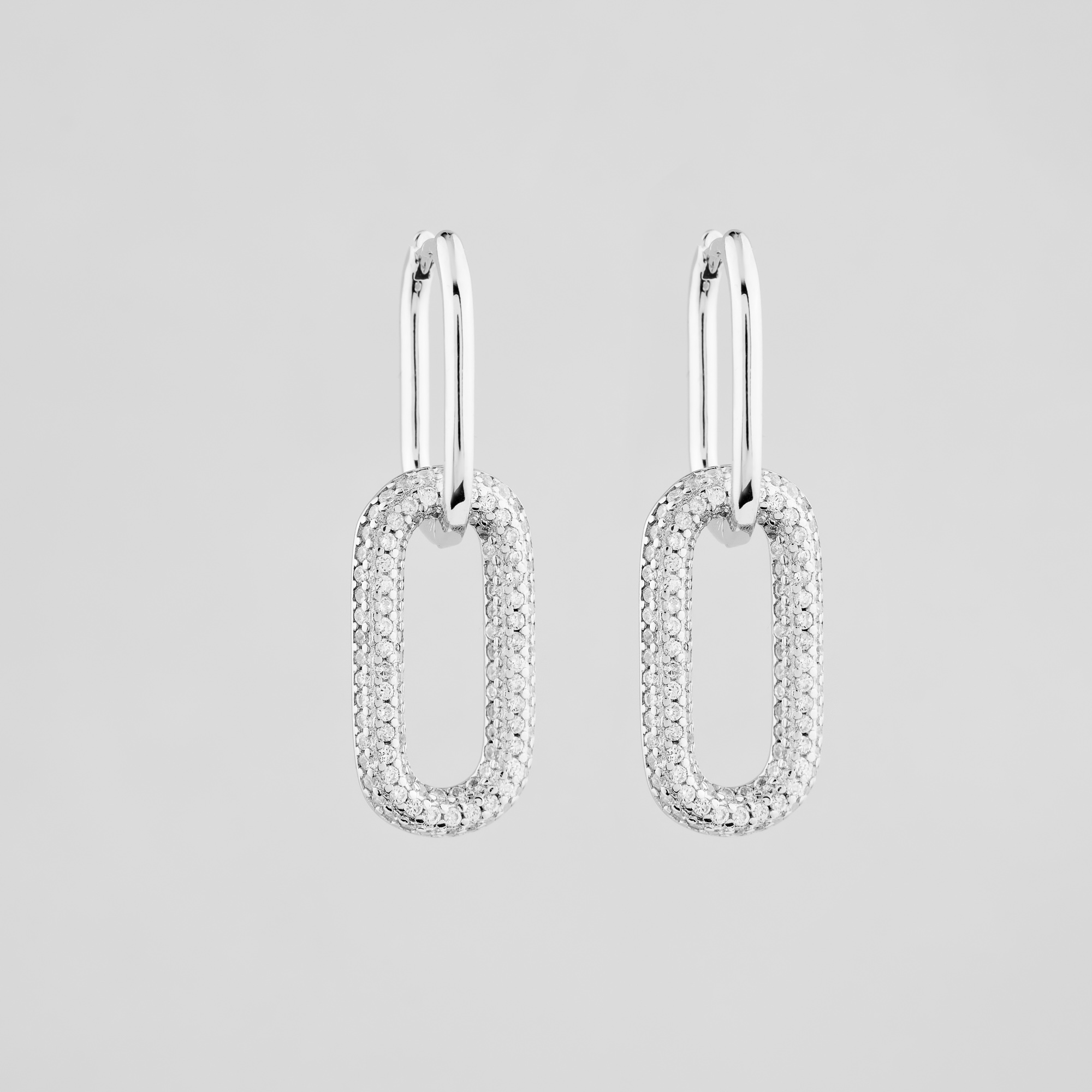 

Серебряные серьги Minimal 520982б