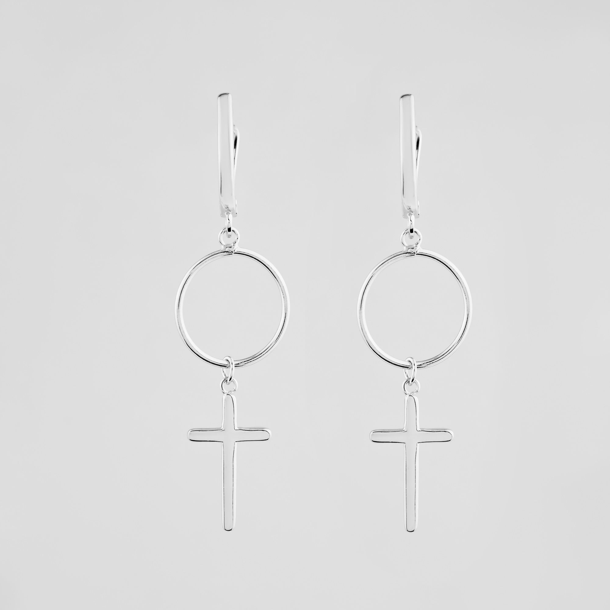 

Серебряные серьги Minimal 520935