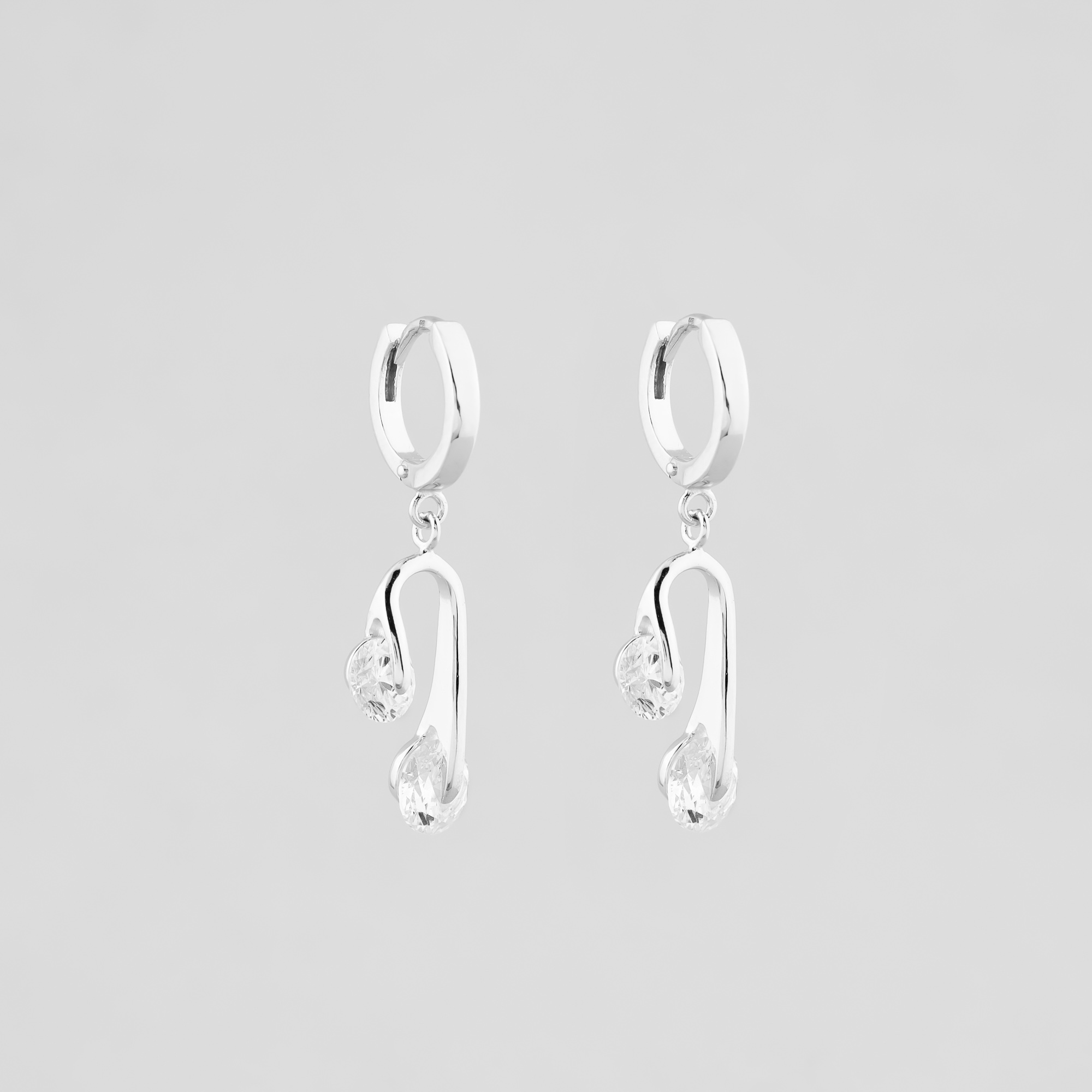 

Серебряные серьги Minimal 1843