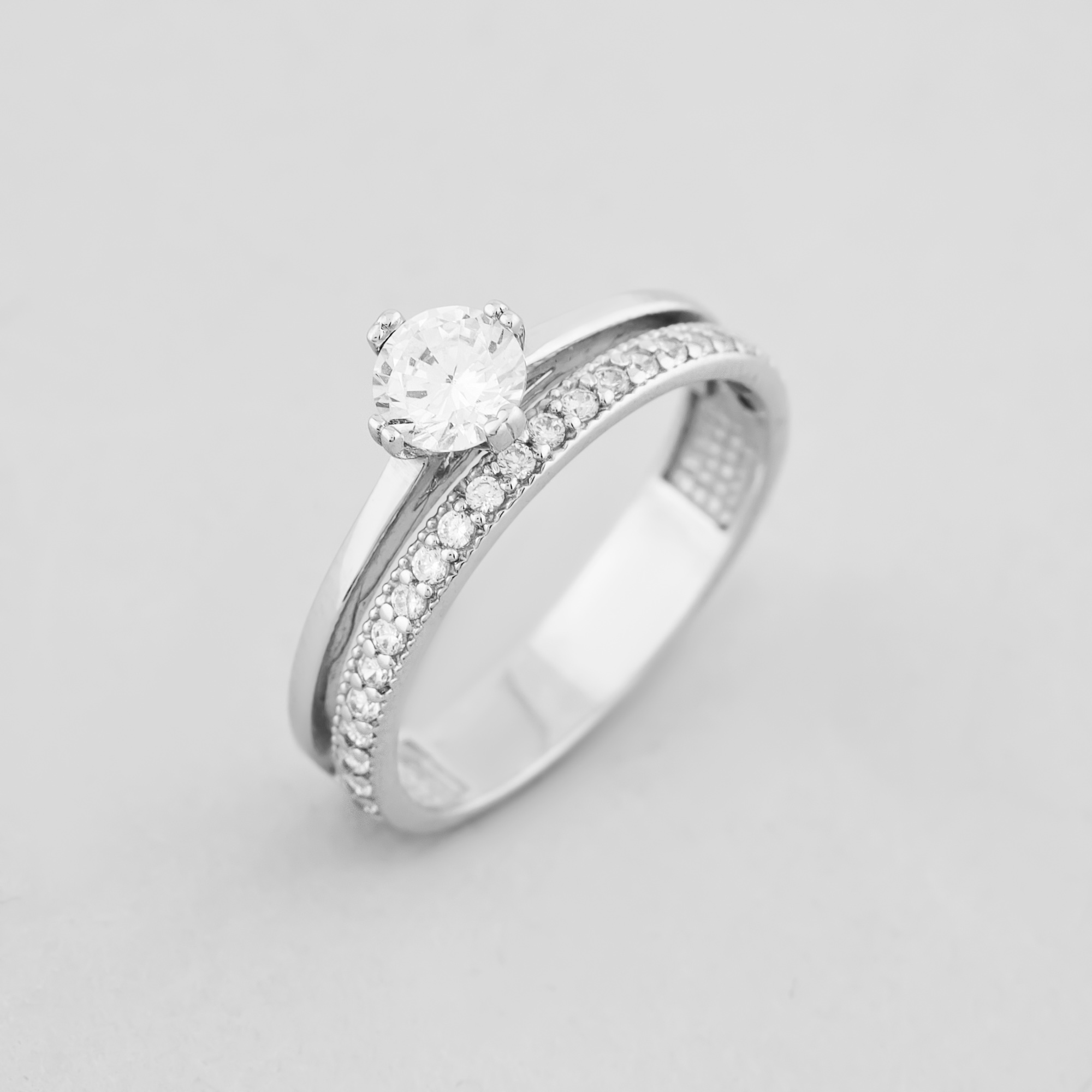 

Серебряное кольцо Minimal 19003р- 17