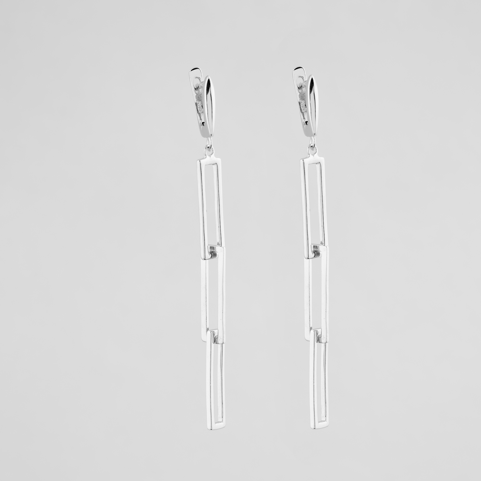 

Серебряные серьги Minimal 520335
