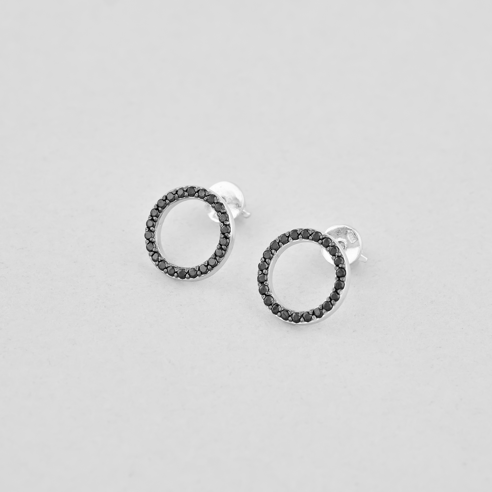 

Серебряные серьги Minimal 5455