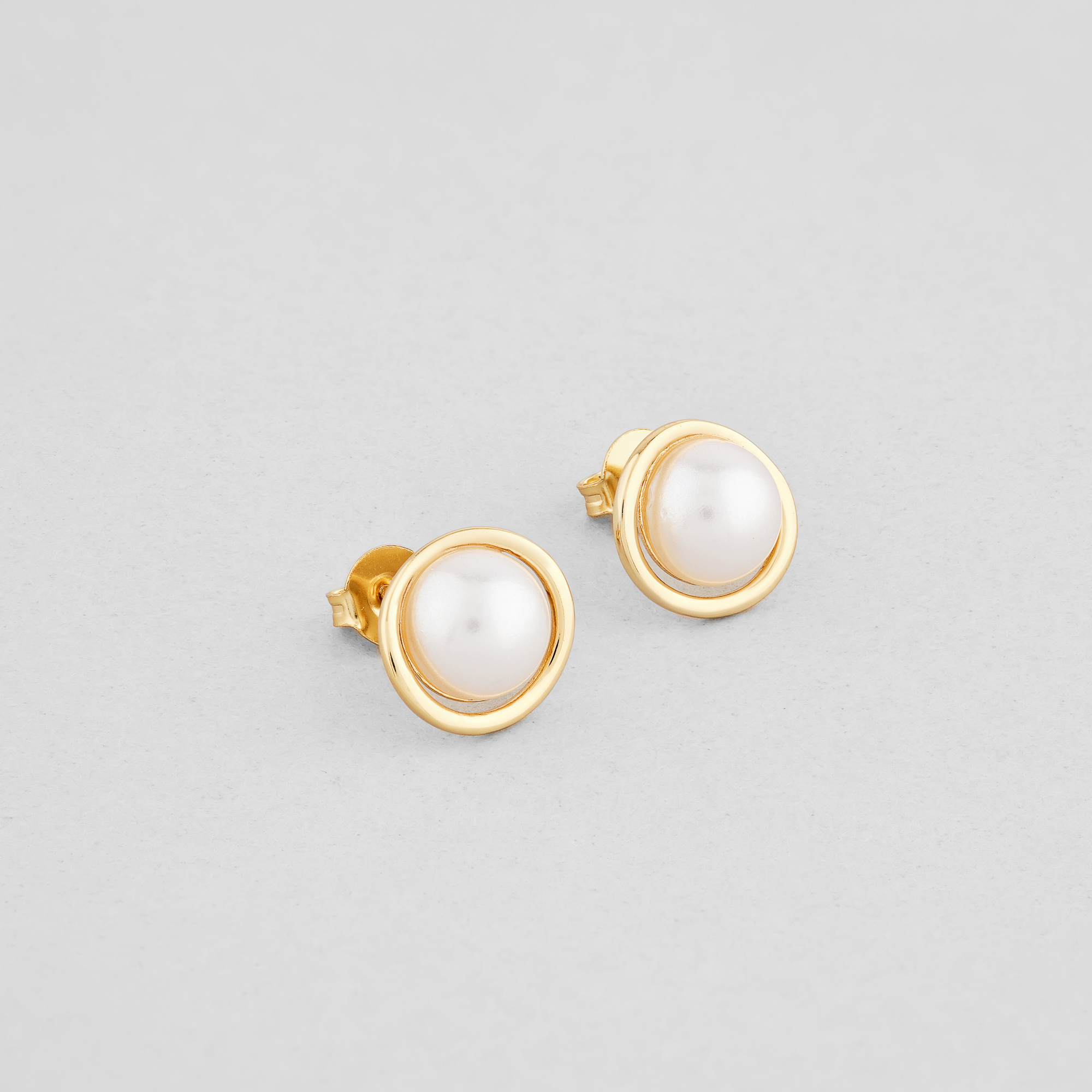 

Серебряные серьги с позолотой Minimal E5702