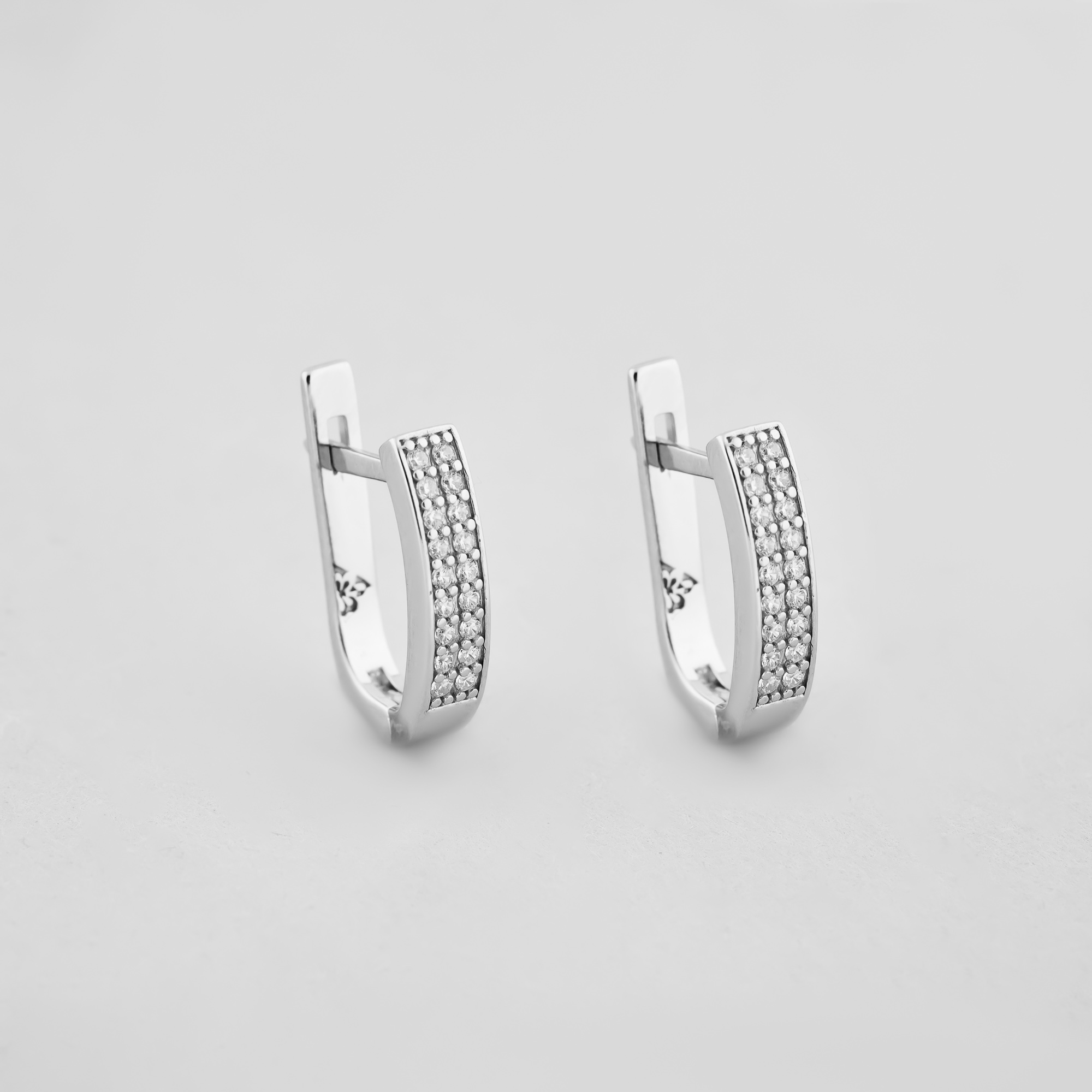 

Серебряные серьги Minimal ЛК-0040рС