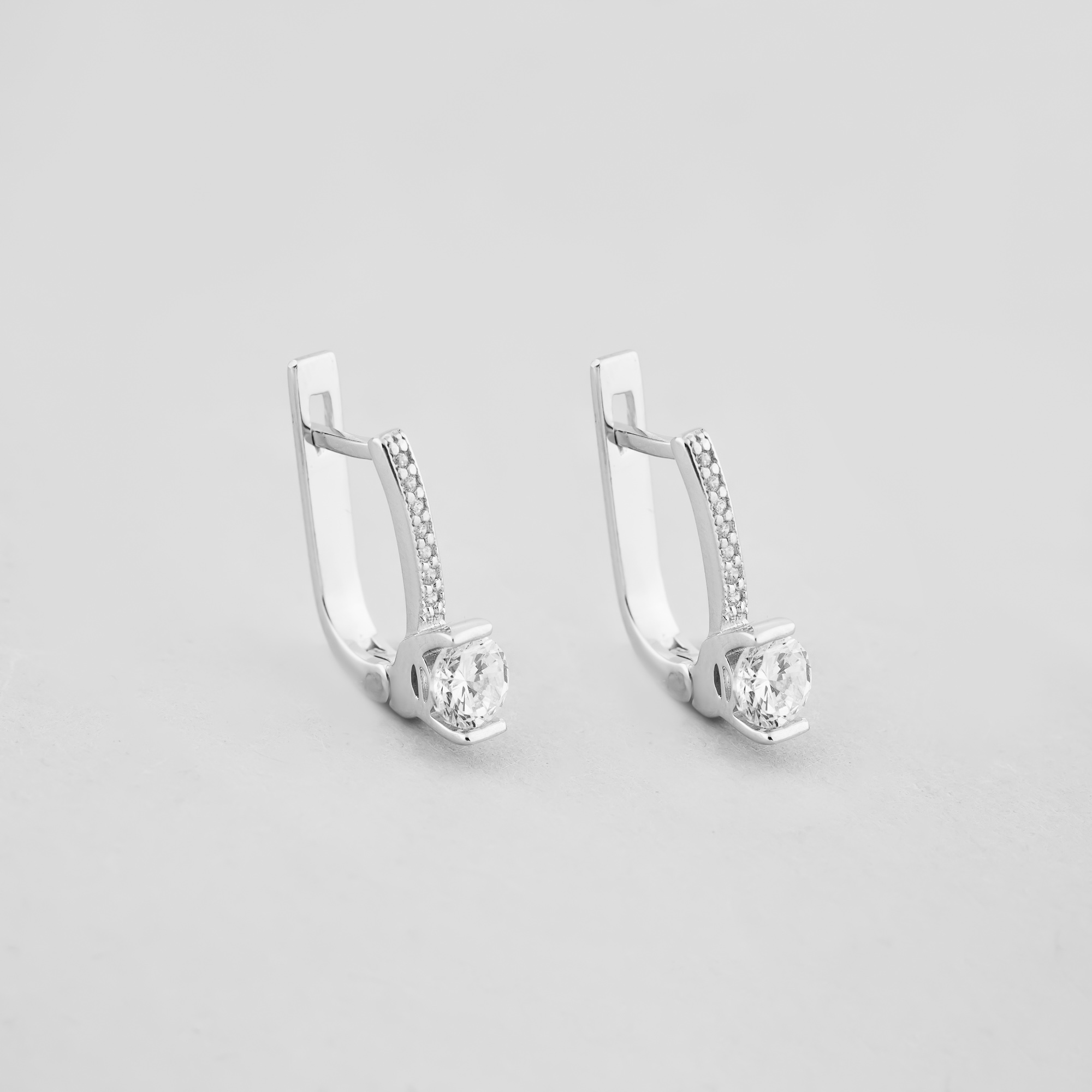 

Серебряные серьги Minimal ЛК-0126р