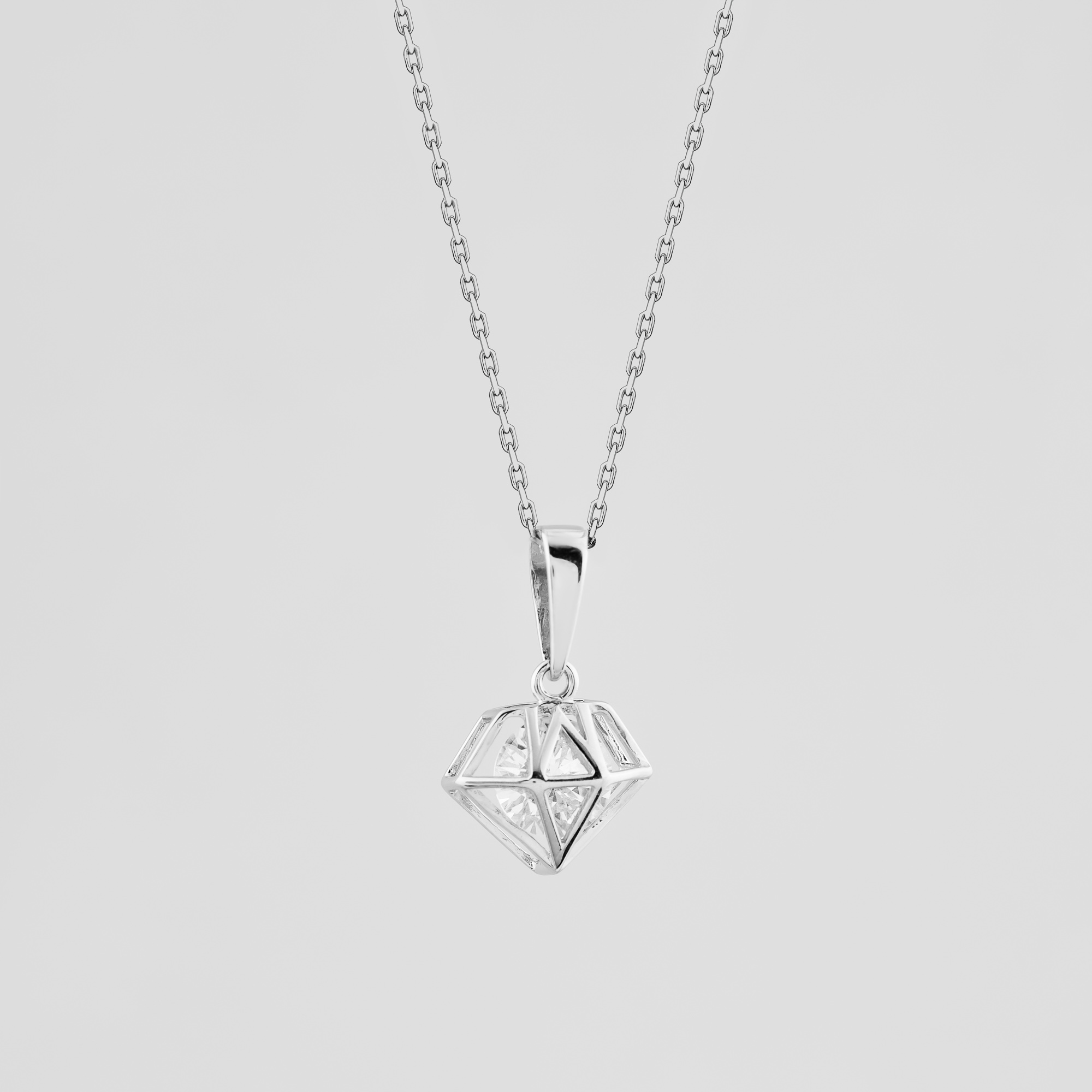 

Серебряная подвеска Minimal ЛК-0145рП