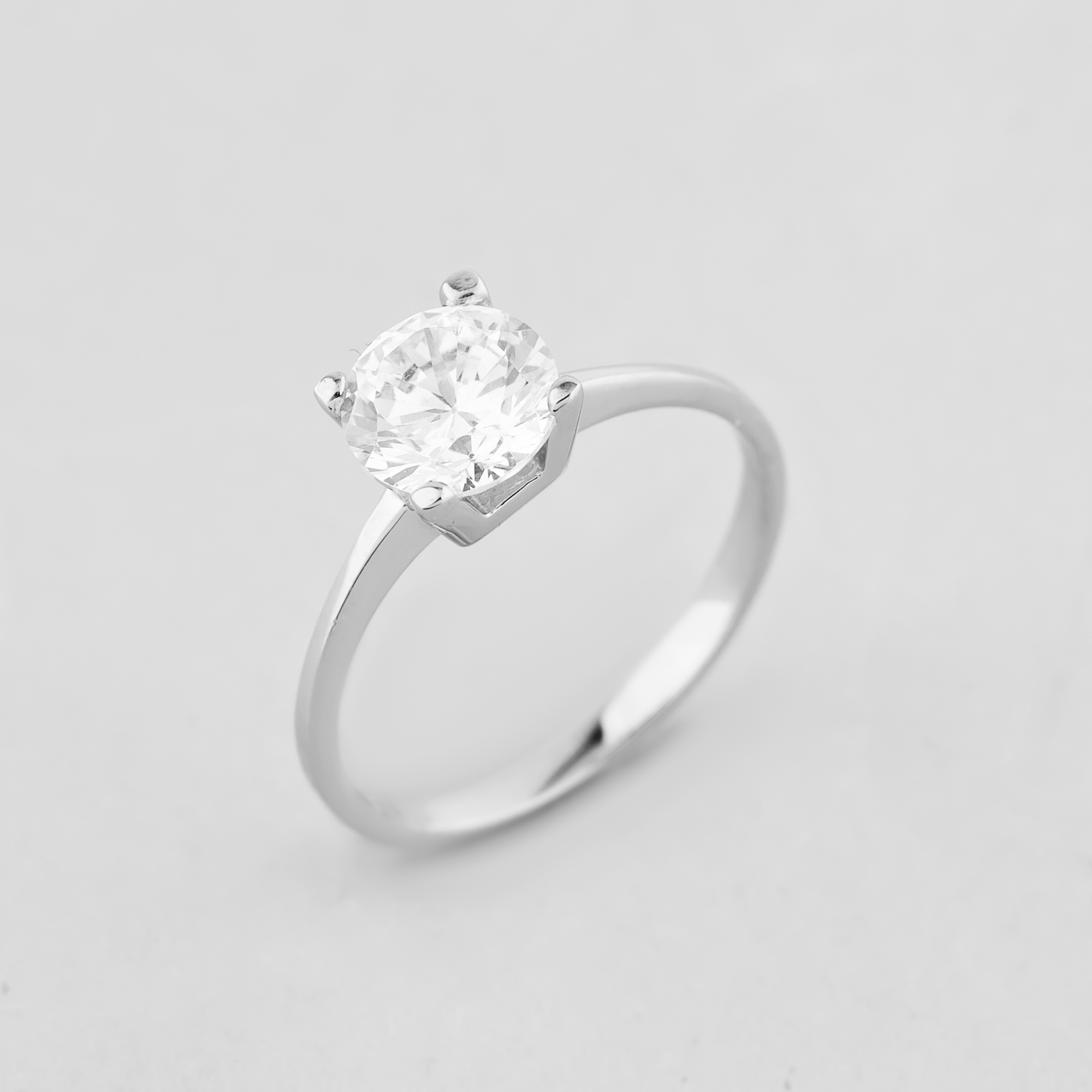 

Серебряное кольцо Minimal ЛК-0091р- 18