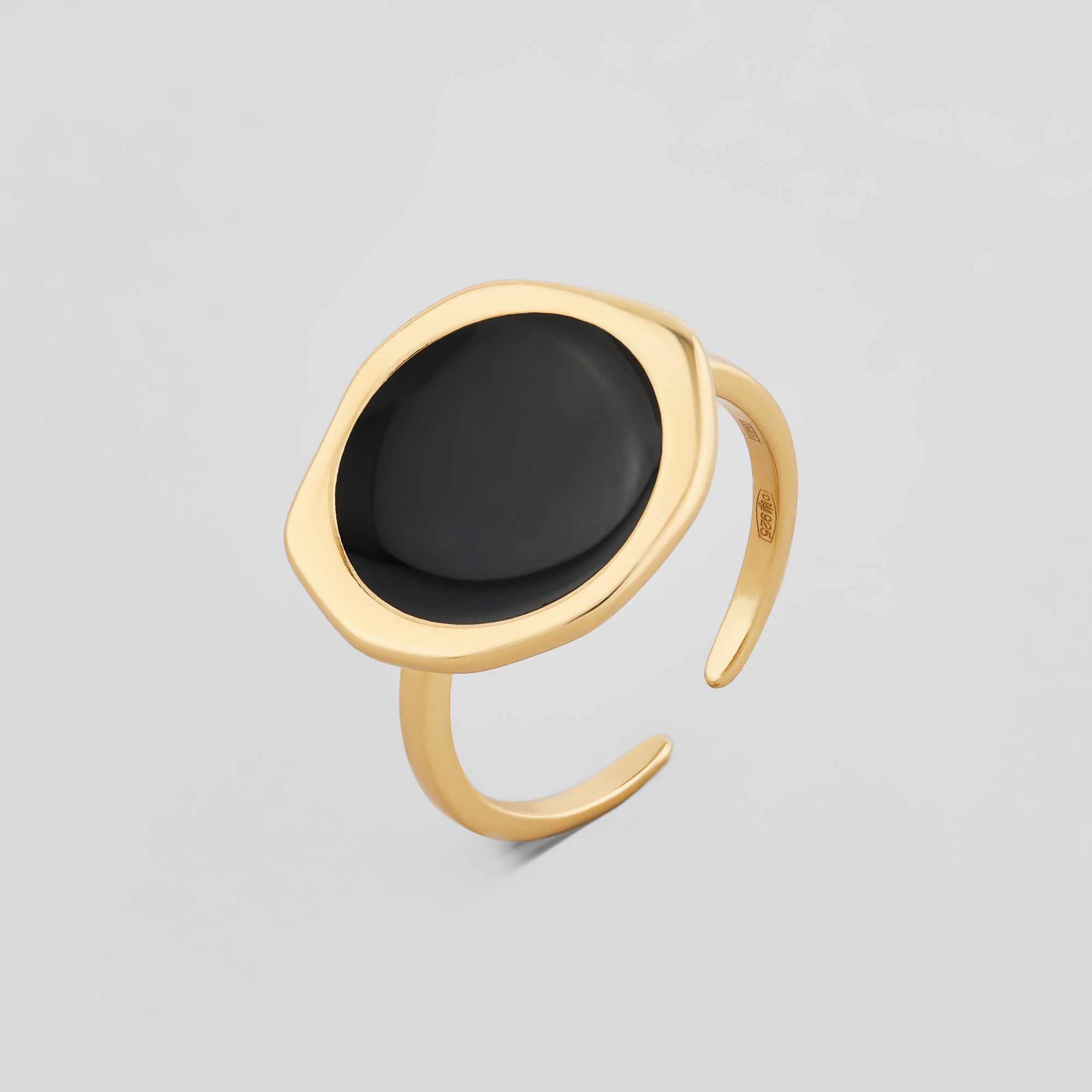 

Серебряные кольца с позолотой Minimal 14209-17,0п