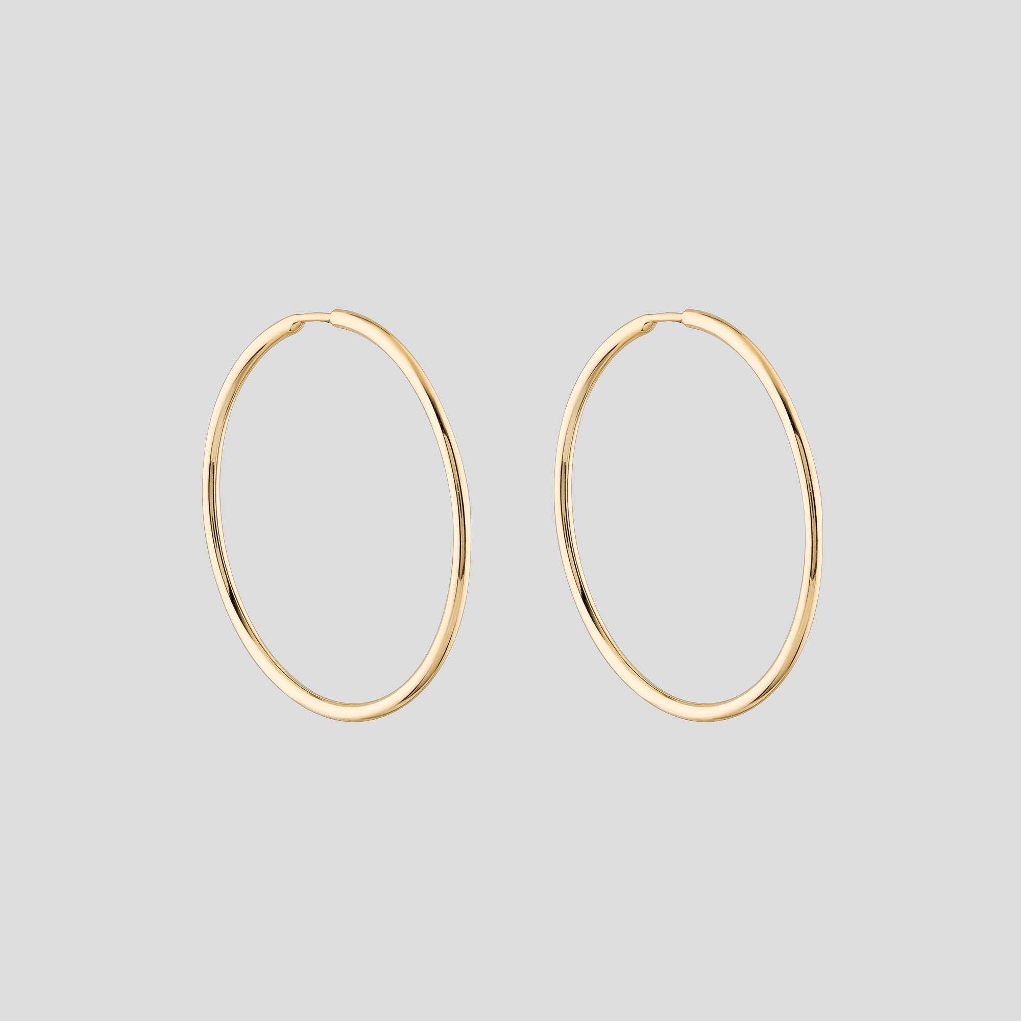 

Серебряные серьги с позолотой Minimal 565/3,5