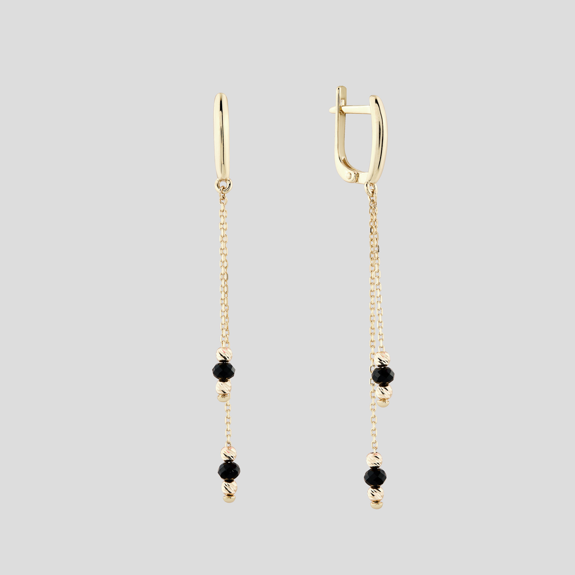 

Золотые серьги Minimal с371-ж-др