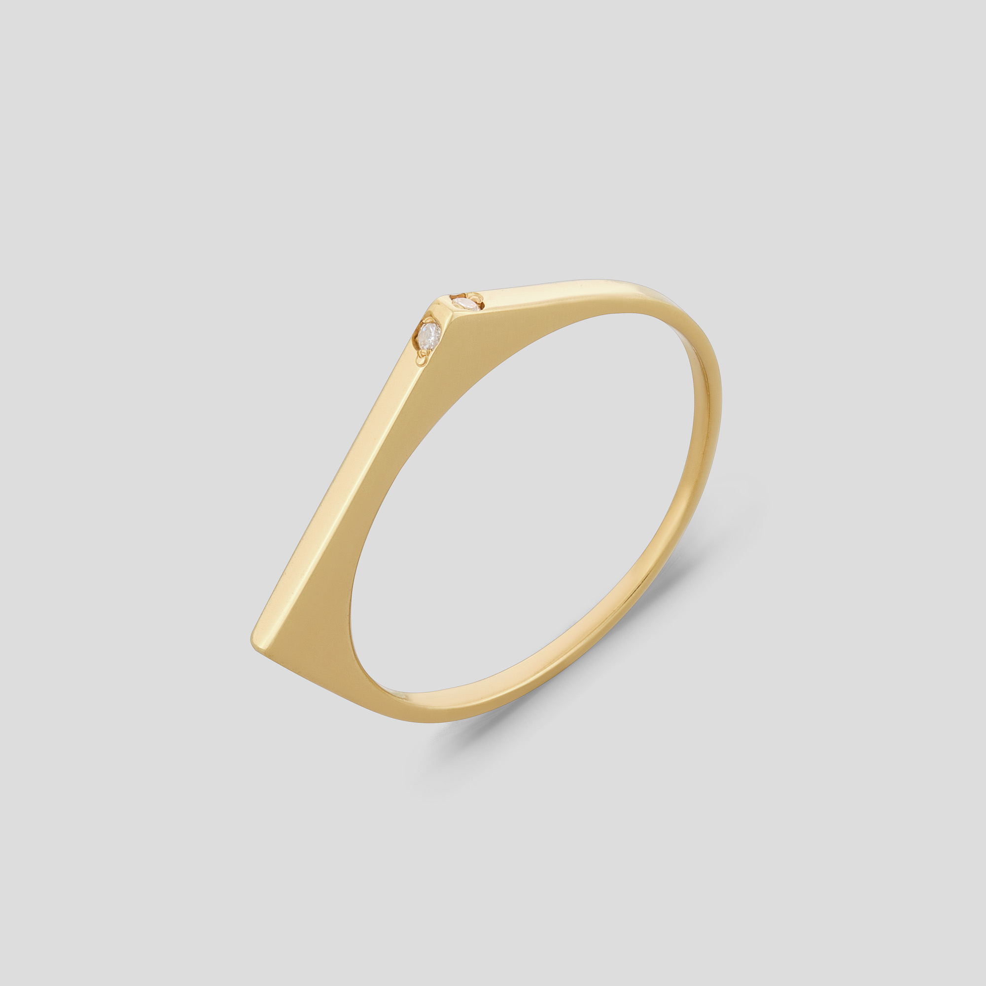 

Серебряные кольца с позолотой Minimal 1276/1-п- 17