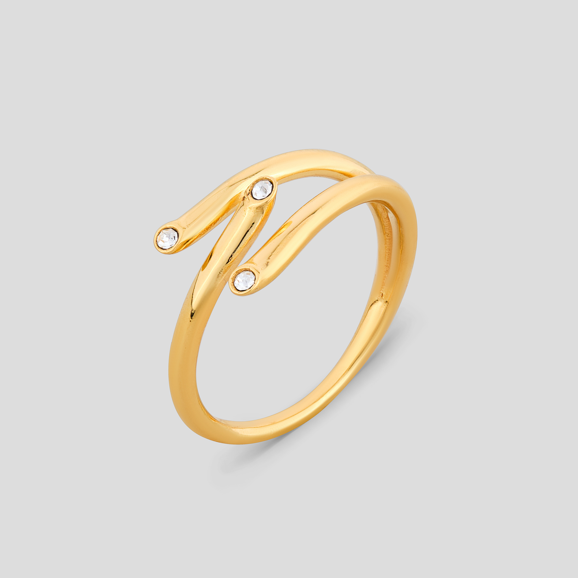 

Серебряные кольца с позолотой Minimal 1737/1-п