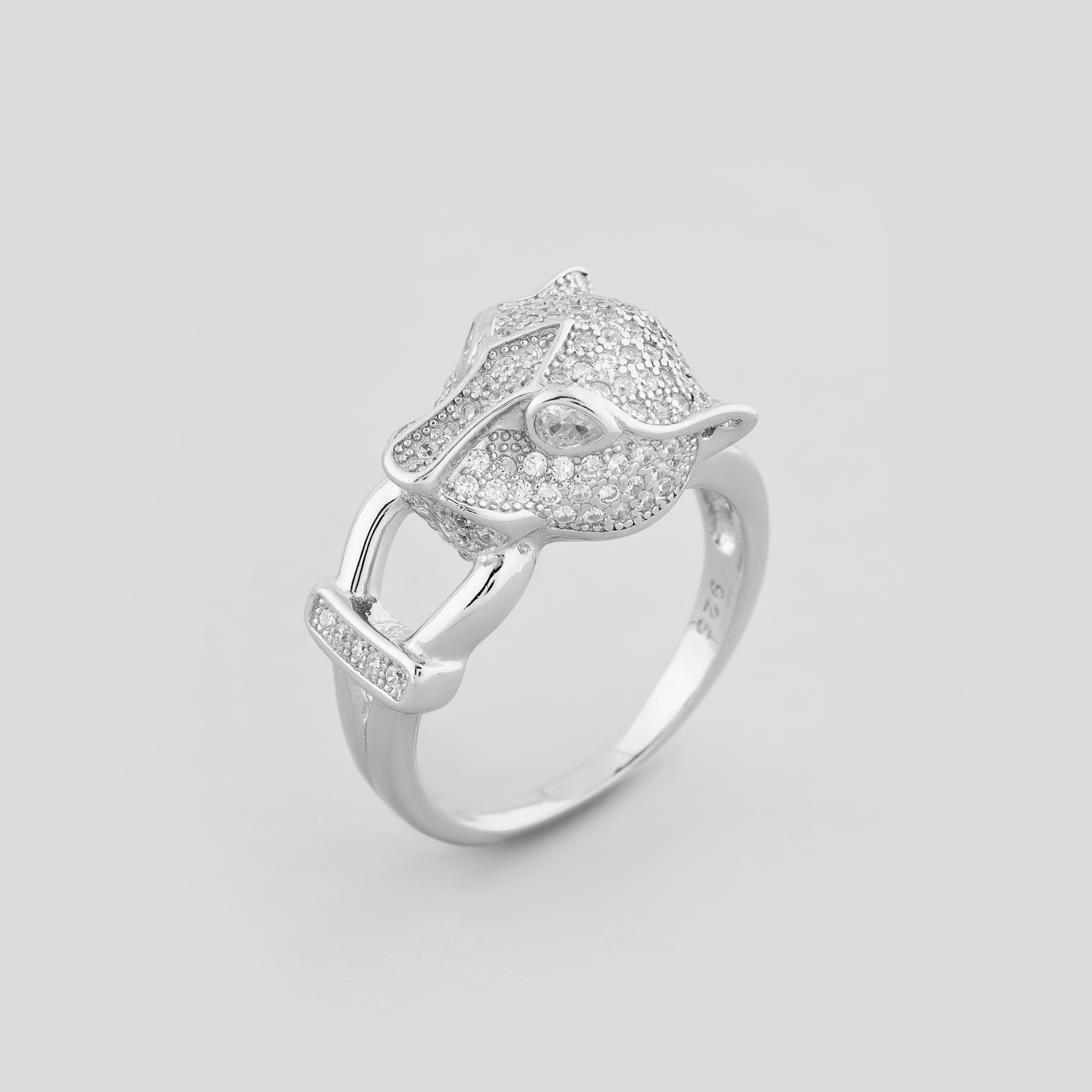 

Серебряное кольцо Minimal 9510328б- 16