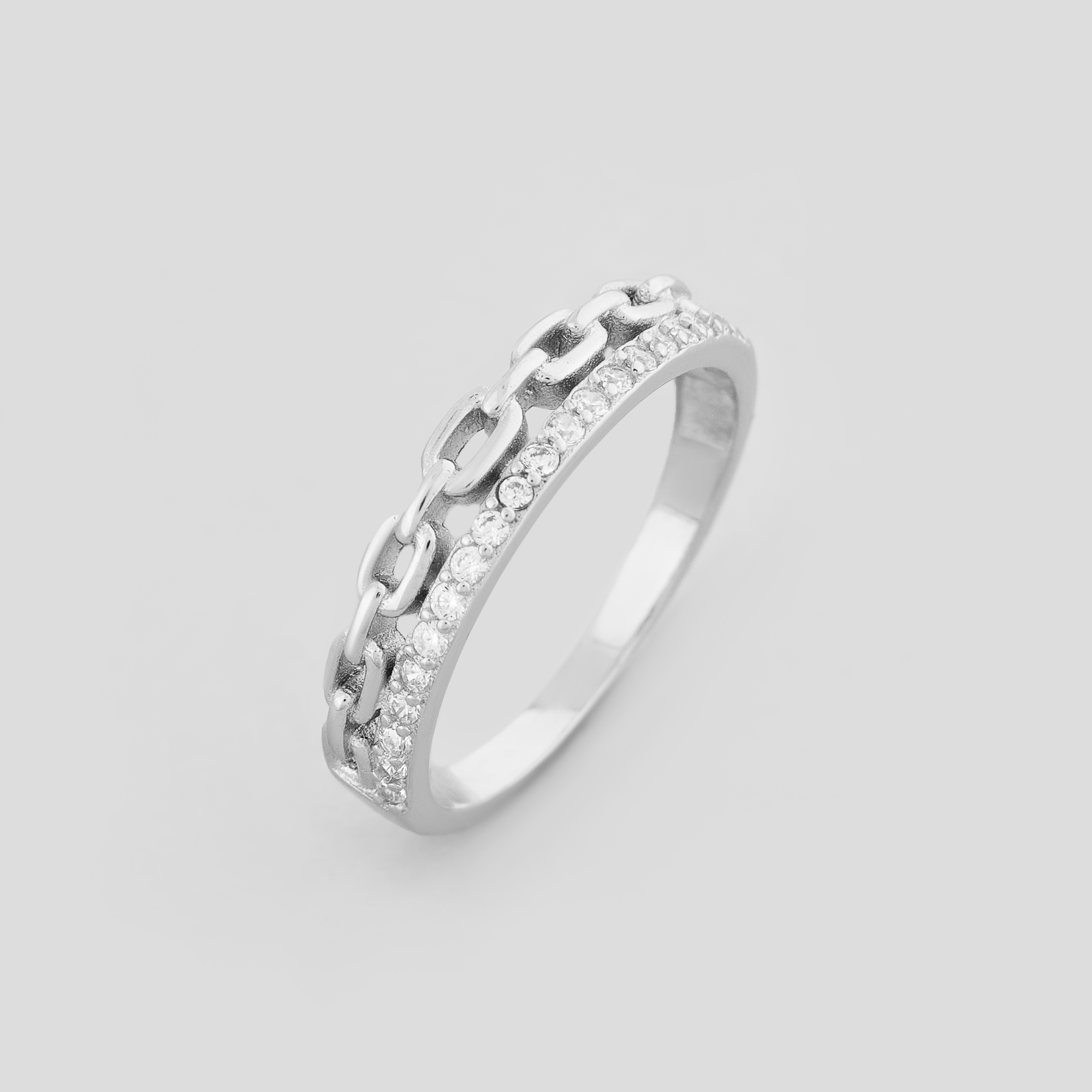 

Серебряное кольцо Minimal 1-0006б- 16