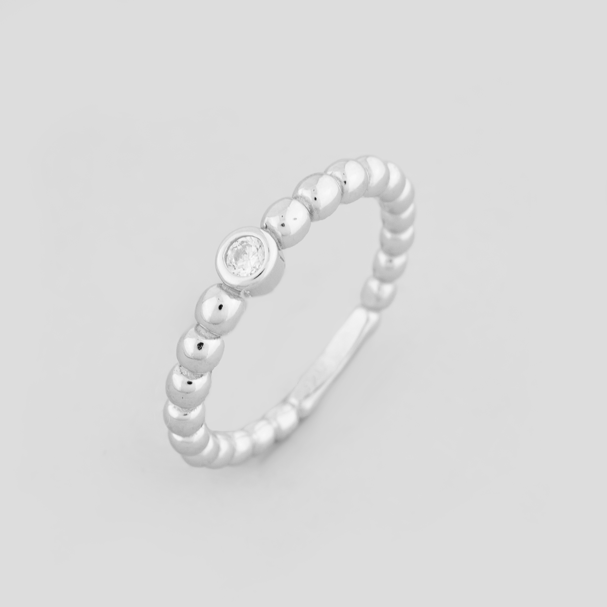 

Серебряное кольцо Minimal 510381б- 16