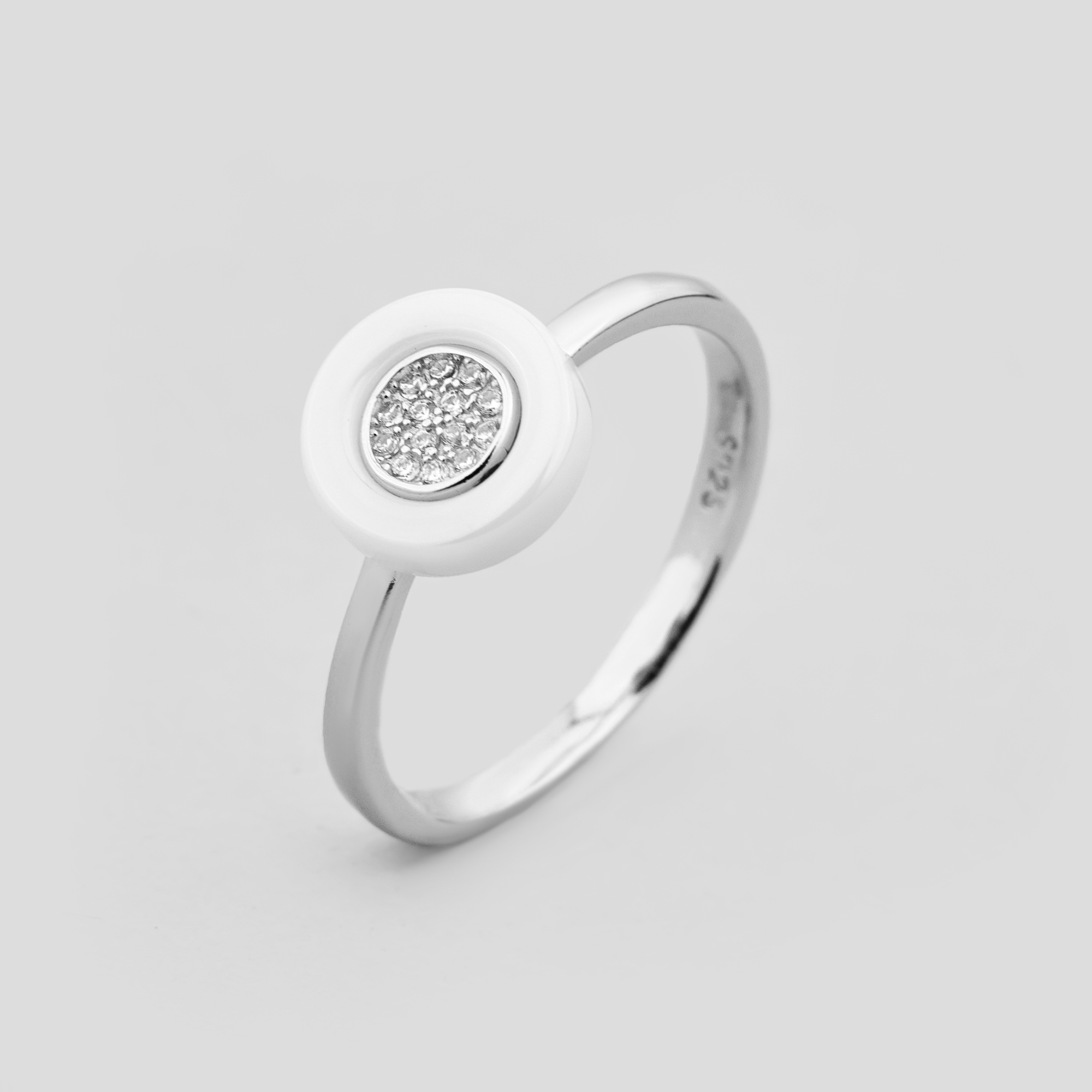 

Серебряное кольцо Minimal с91-0002б- 19