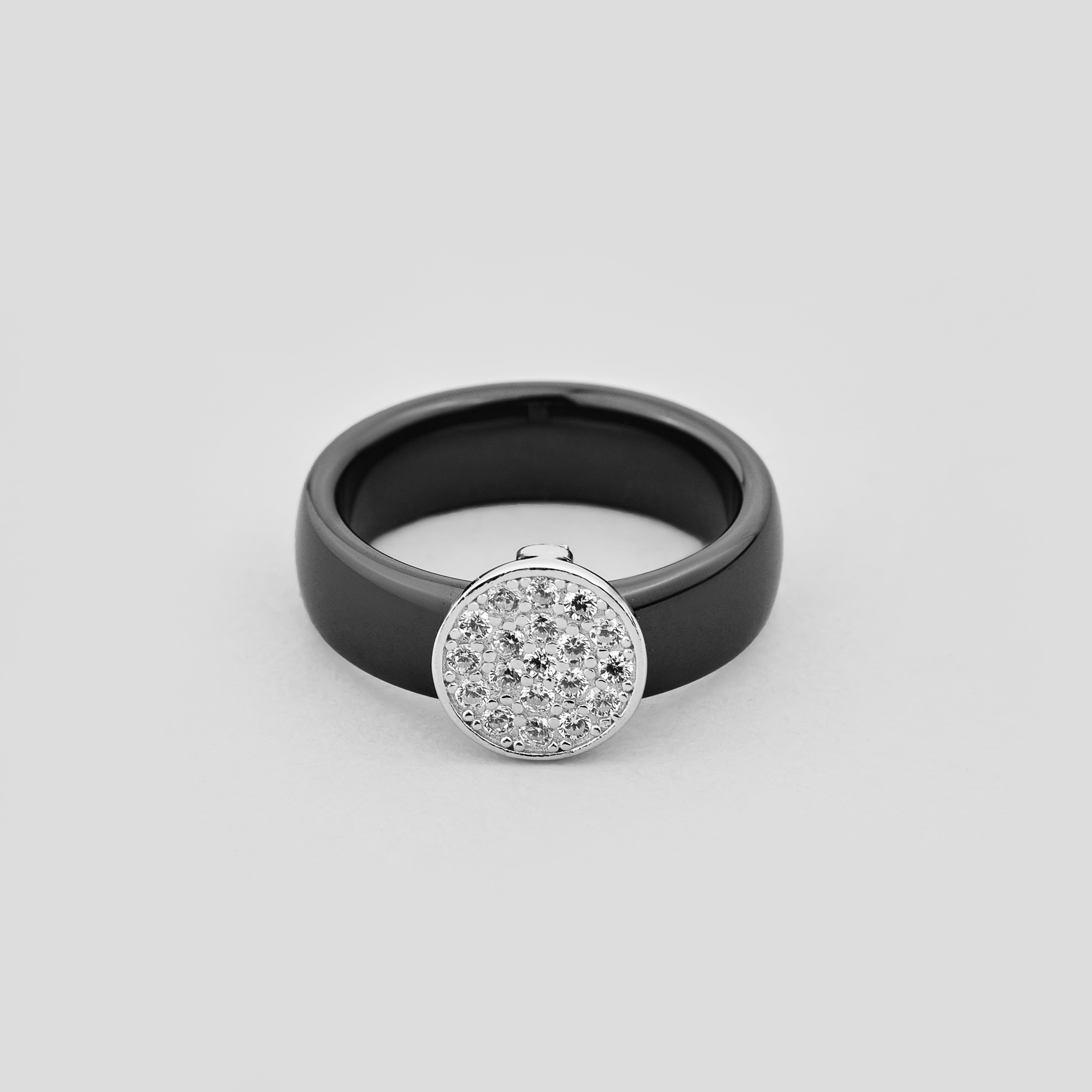 

Серебряное кольцо Minimal с1-0002ч- 17