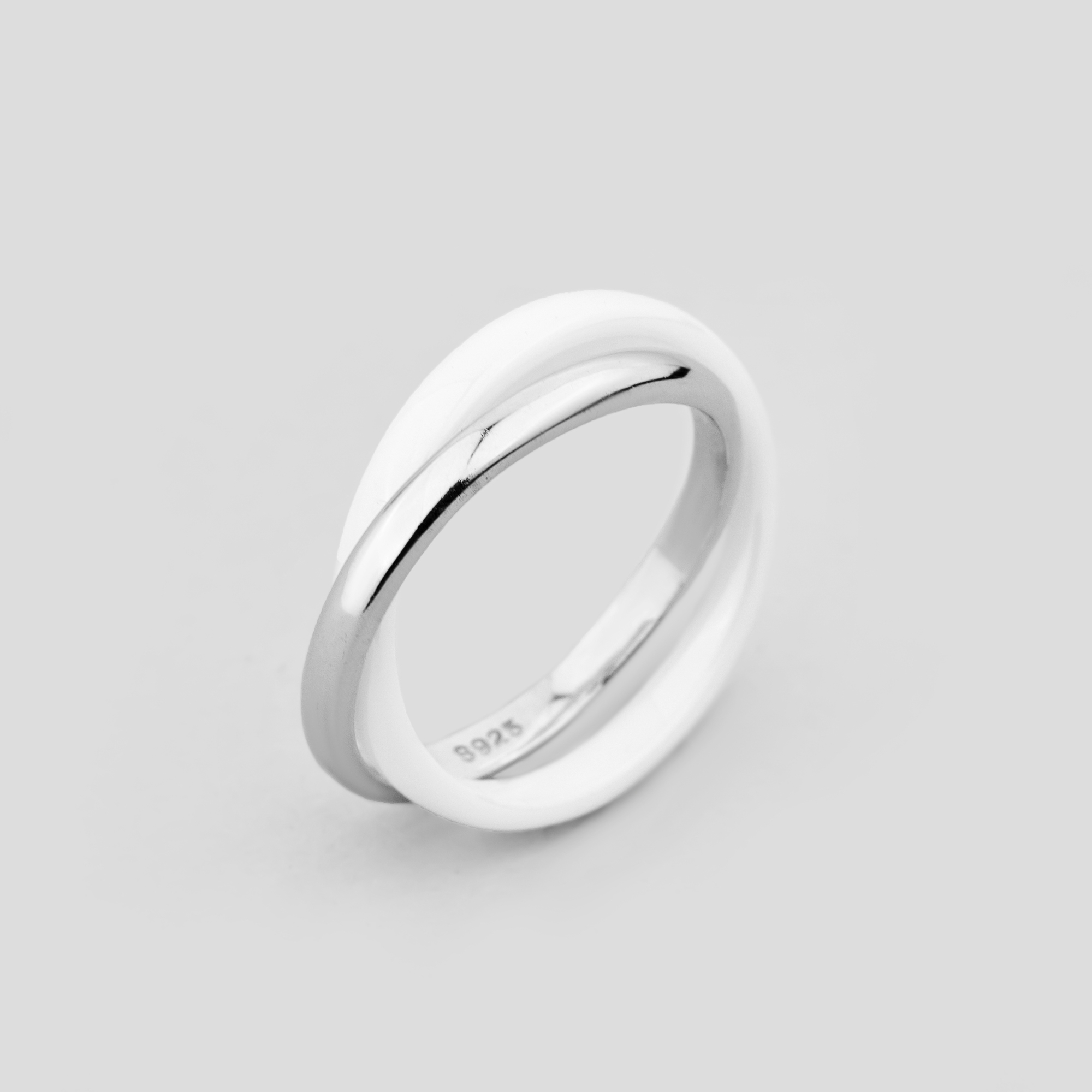 

Серебряное кольцо Minimal с1-0001б- 19