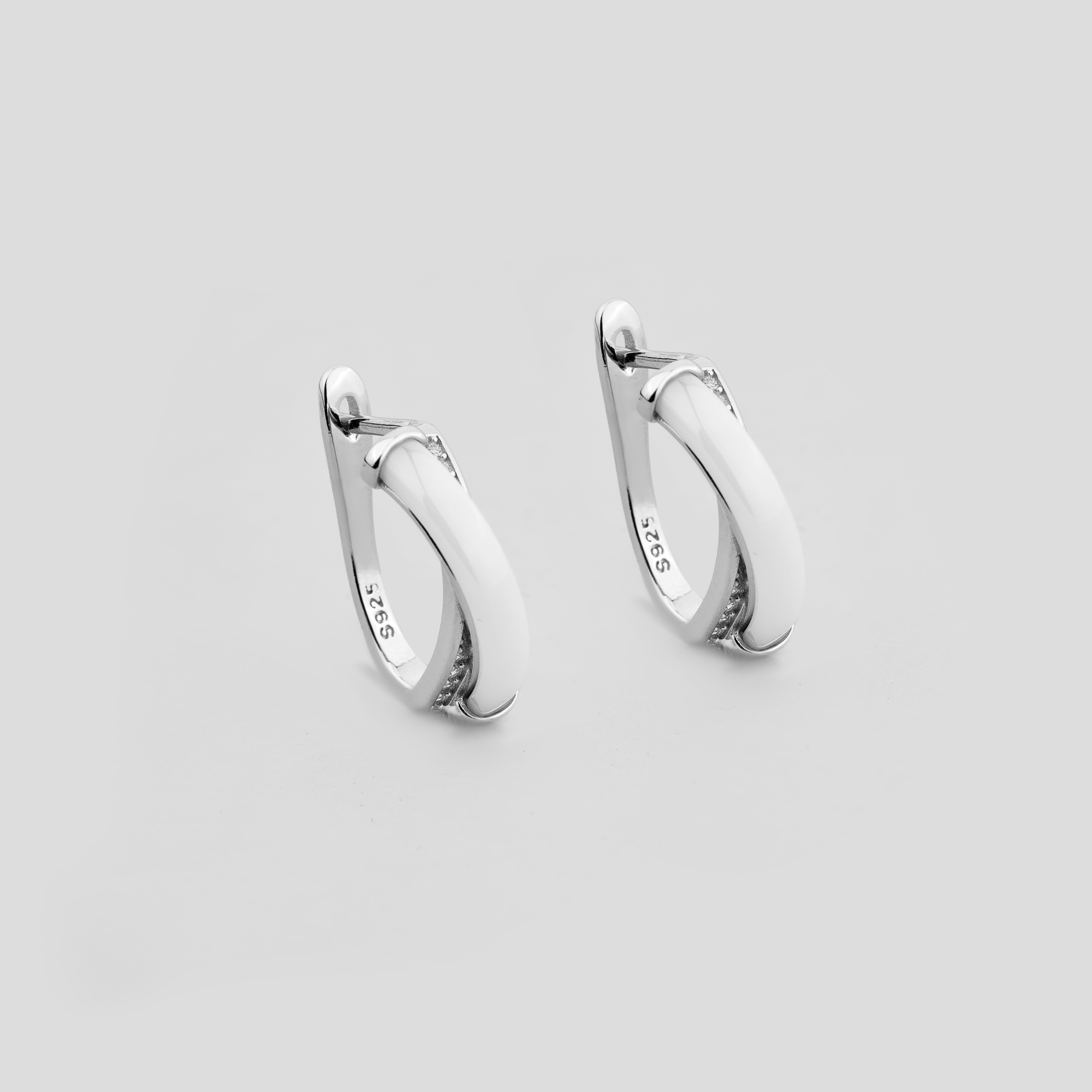 

Серебряные серьги Minimal с92-0004б