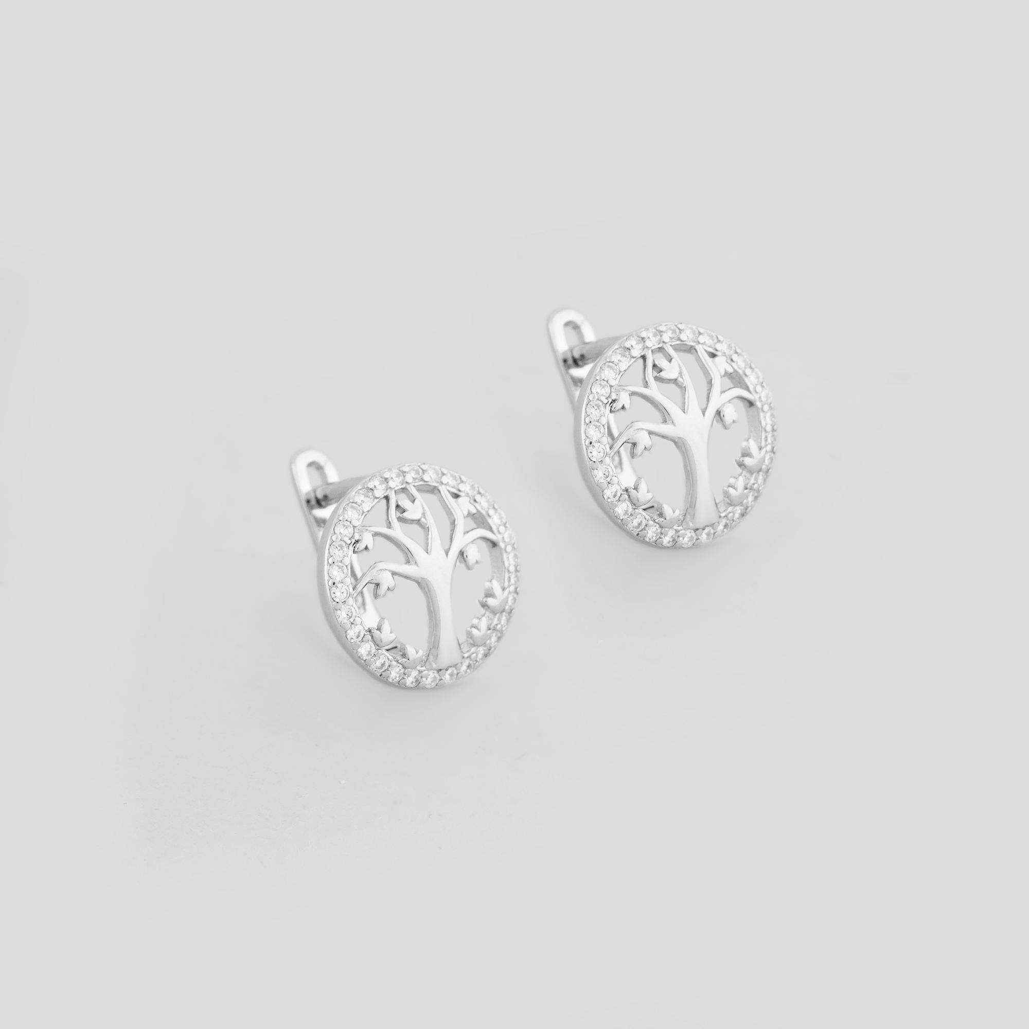 

Серебряные серьги Minimal 92-0024б