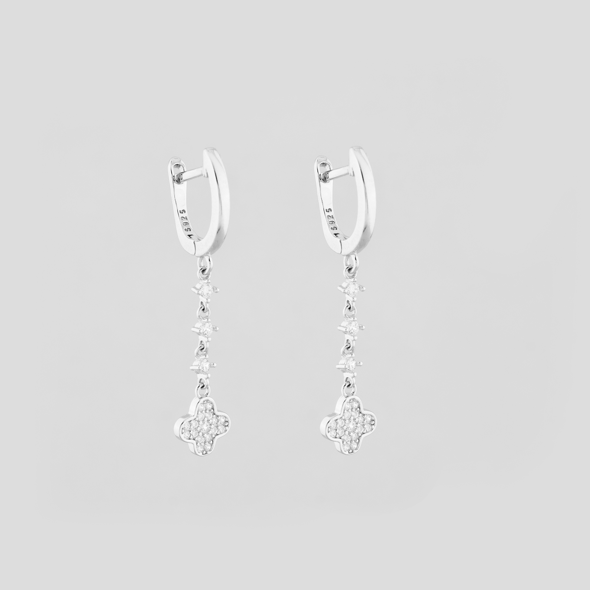 

Серебряные серьги Minimal 9520381б