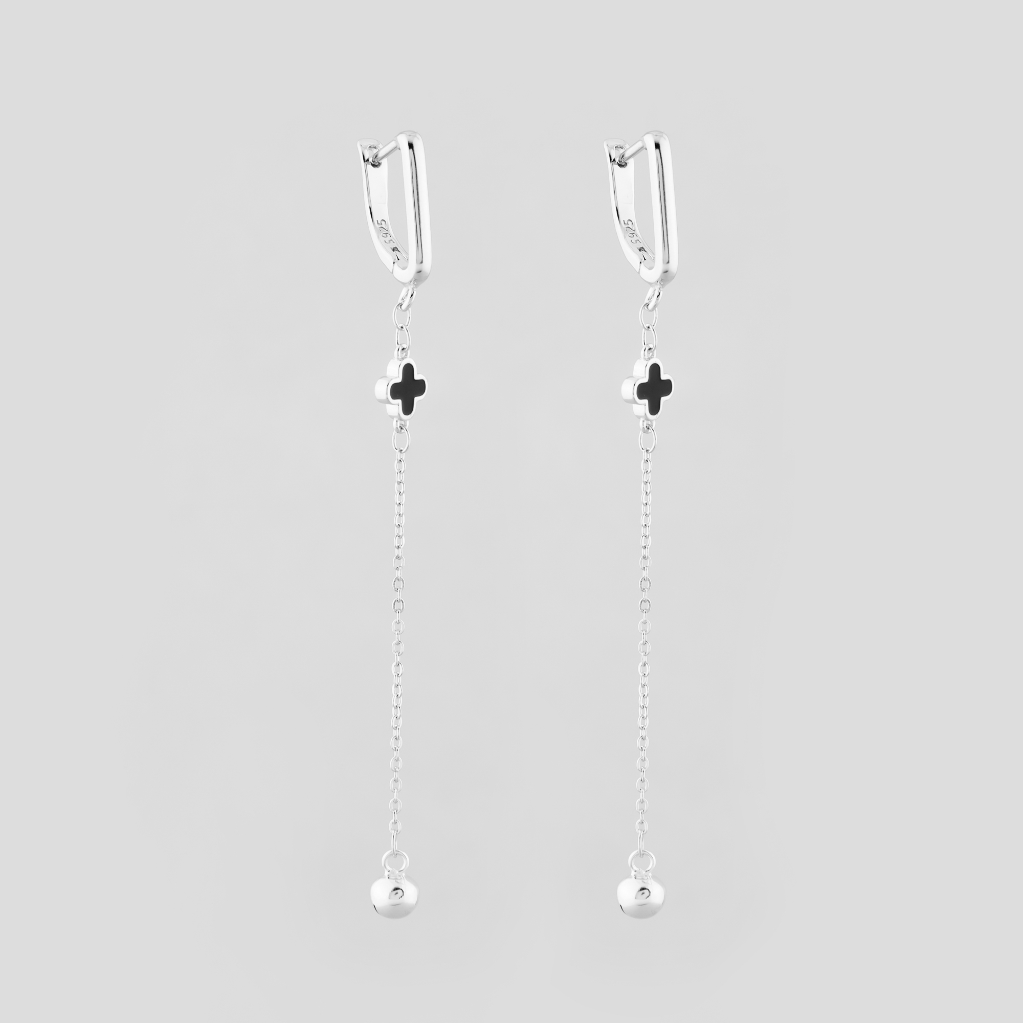 

Серебряные серьги Minimal 520947ч