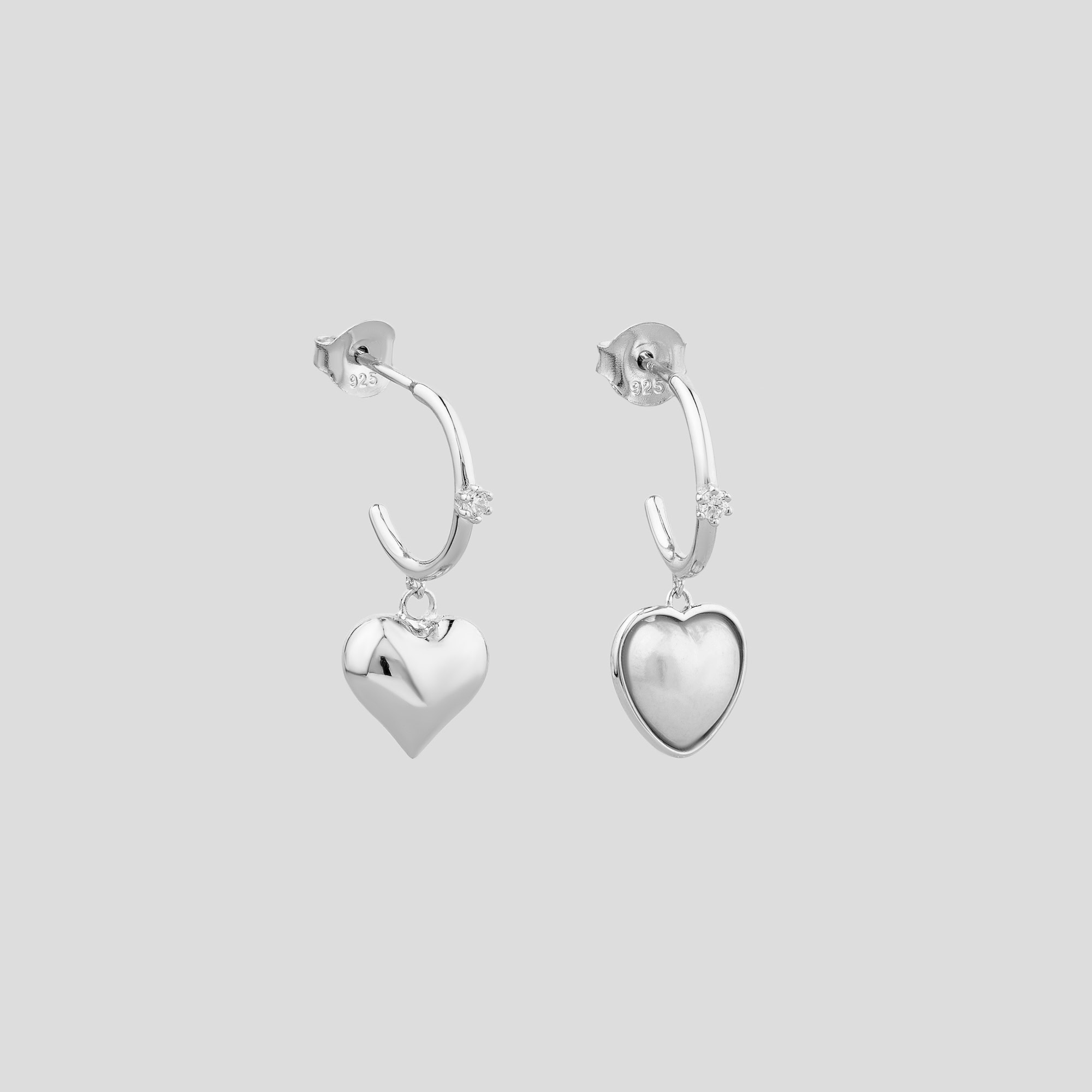 

Серебряные серьги Minimal DE7556