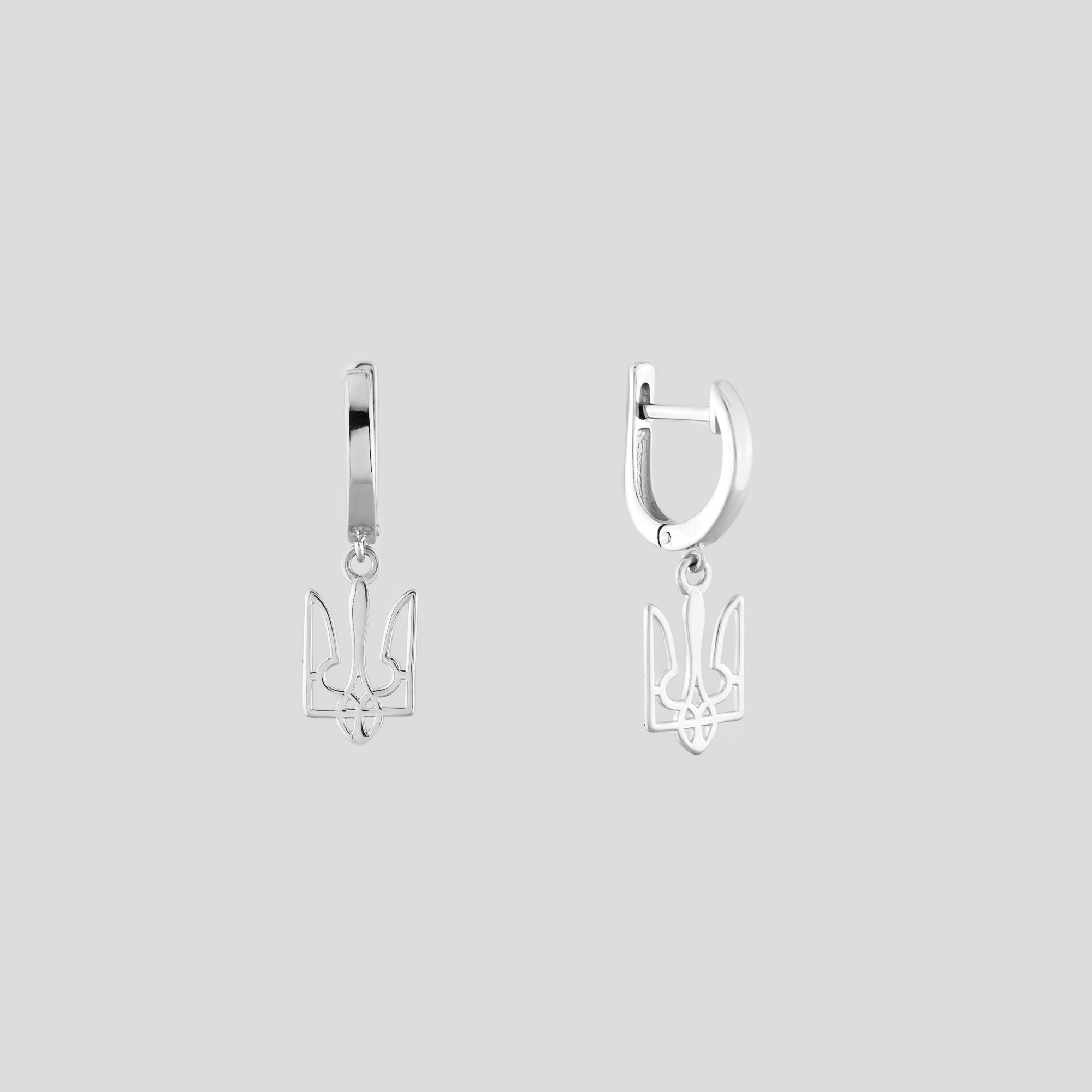 

Серебряные серьги Minimal 20179