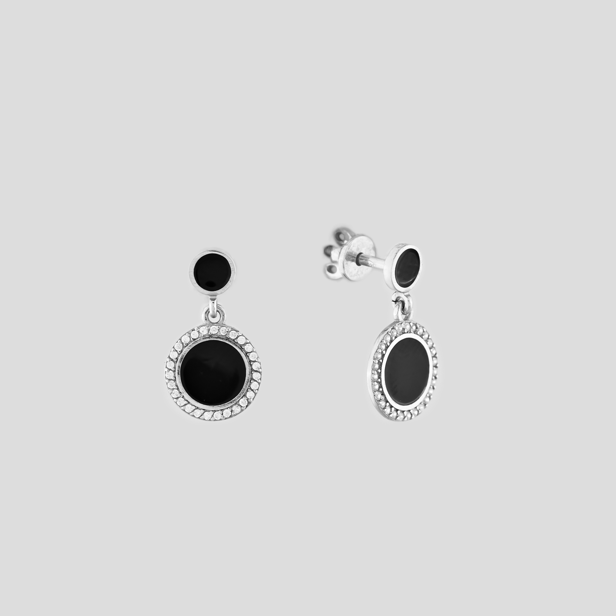 

Серебряные серьги Minimal 20708e