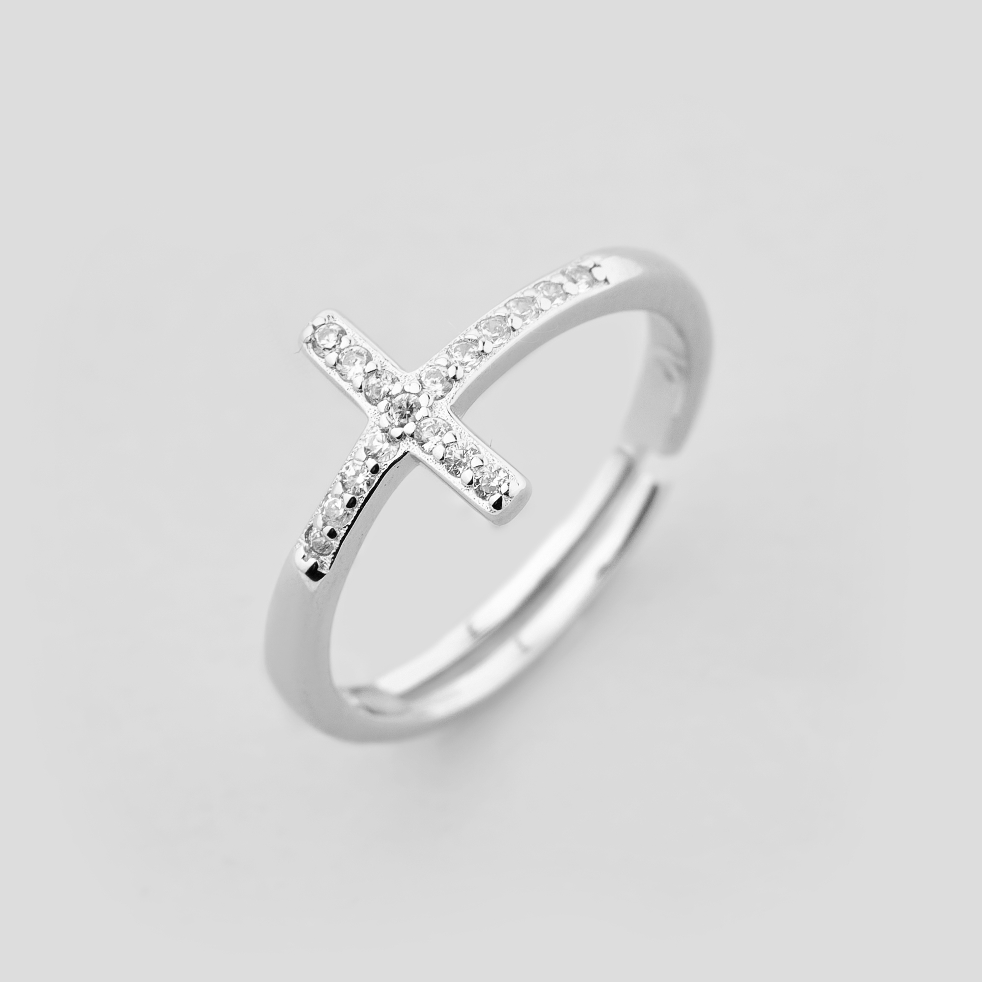 

Серебряное кольцо Minimal 510441б