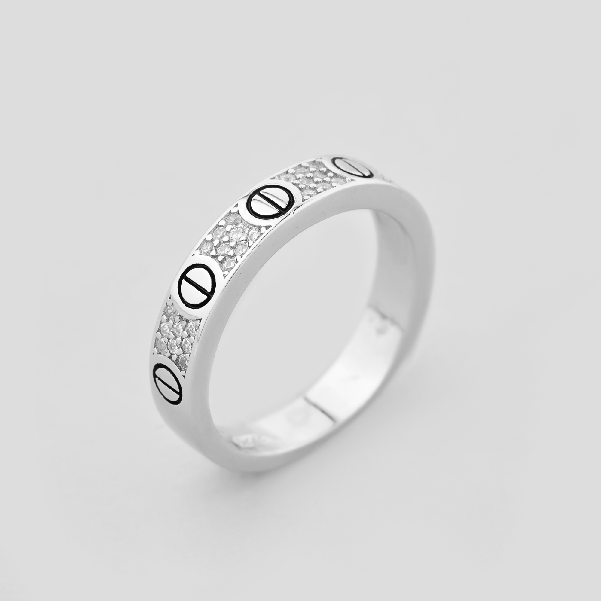 

Серебряное кольцо Minimal 9510354б- 16