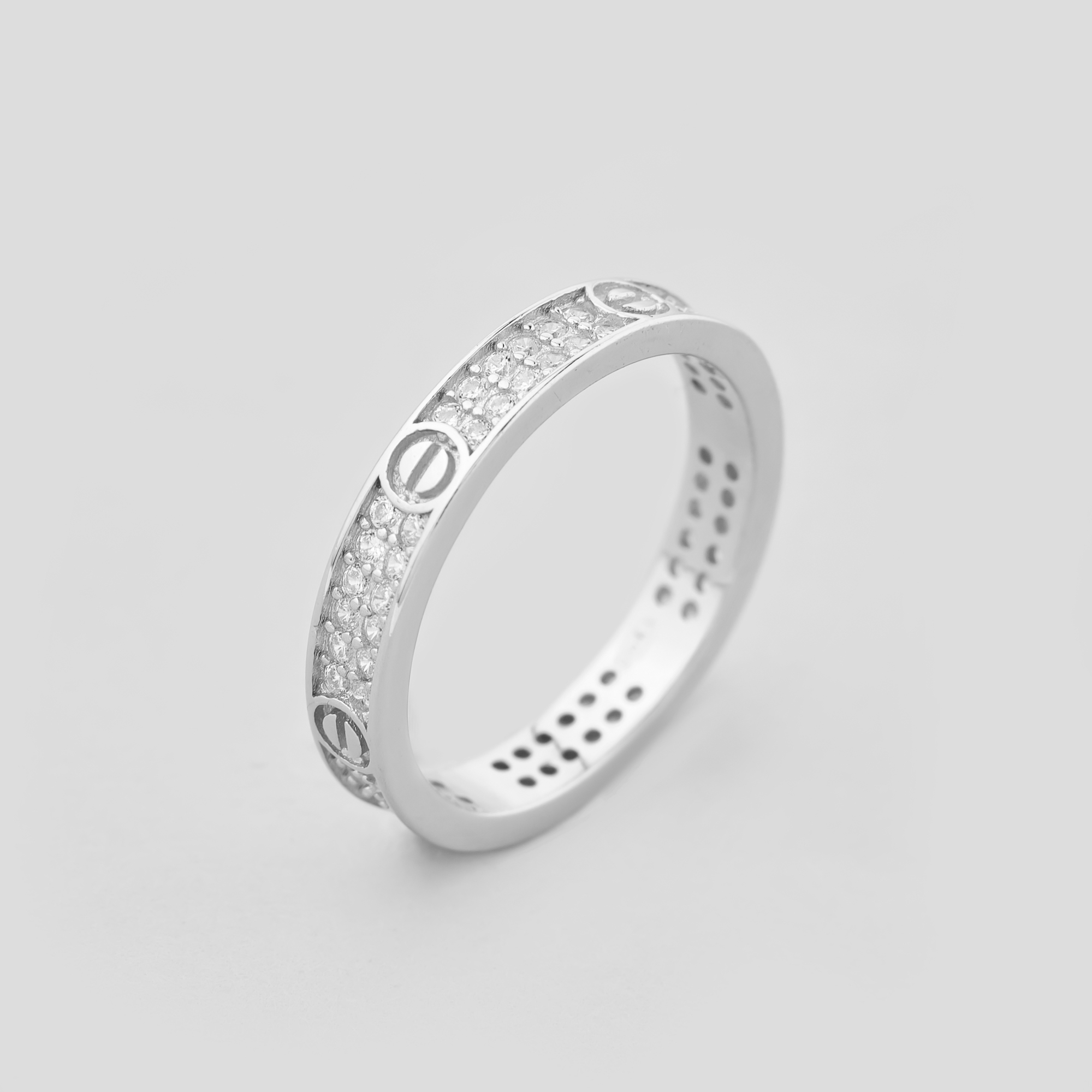 

Серебряное кольцо Minimal 510510б- 16