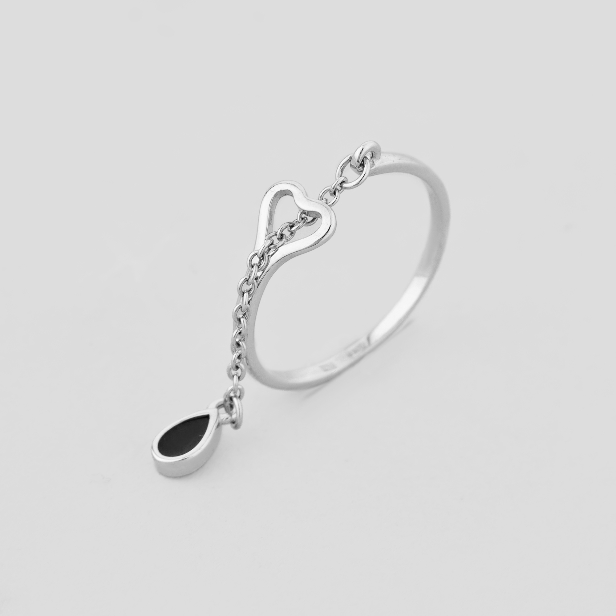 

Серебряное кольцо Minimal 10582ebch-.5