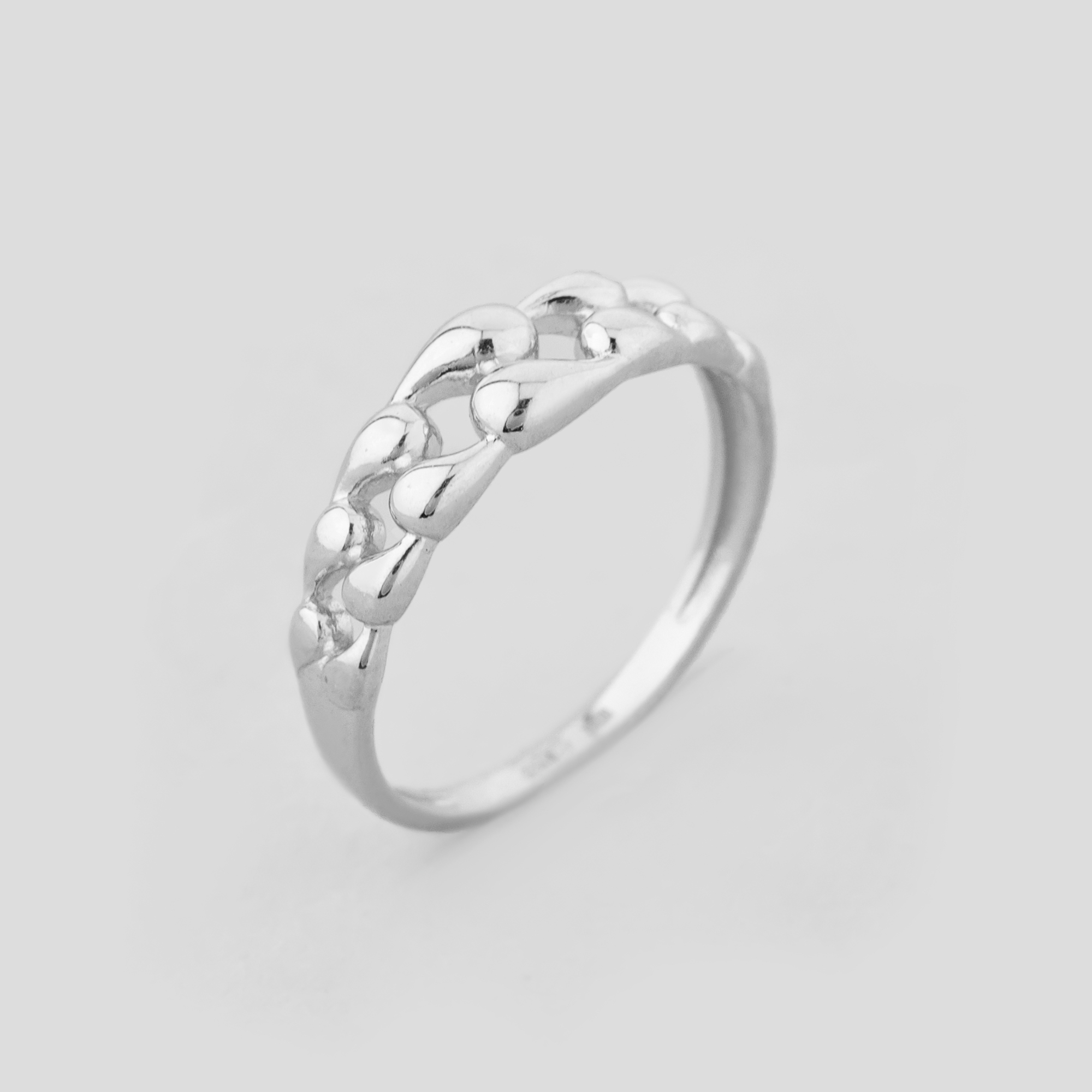 

Серебряное кольцо Minimal 10611-.5