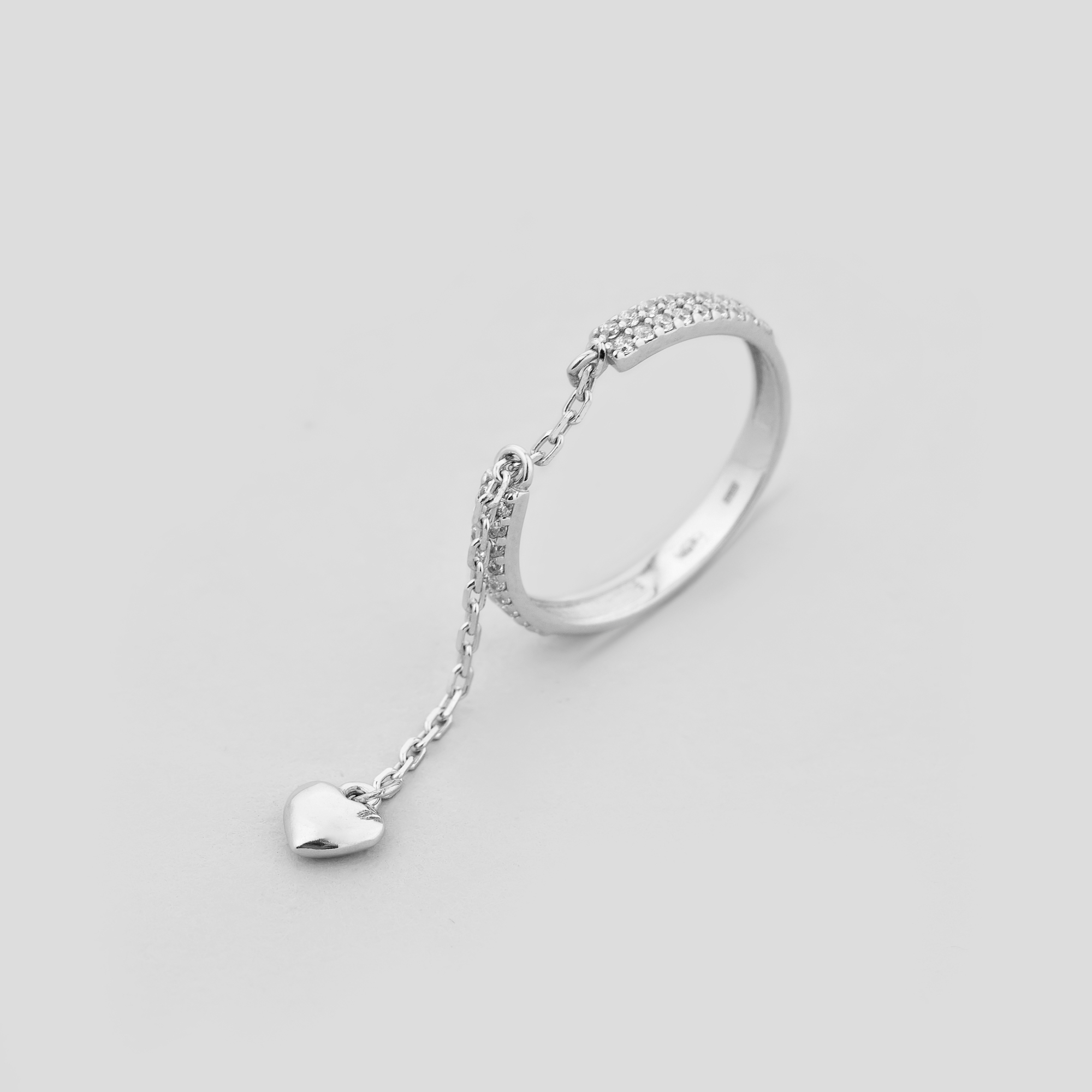 

Серебряное кольцо Minimal ЛК-0374р/10662-17