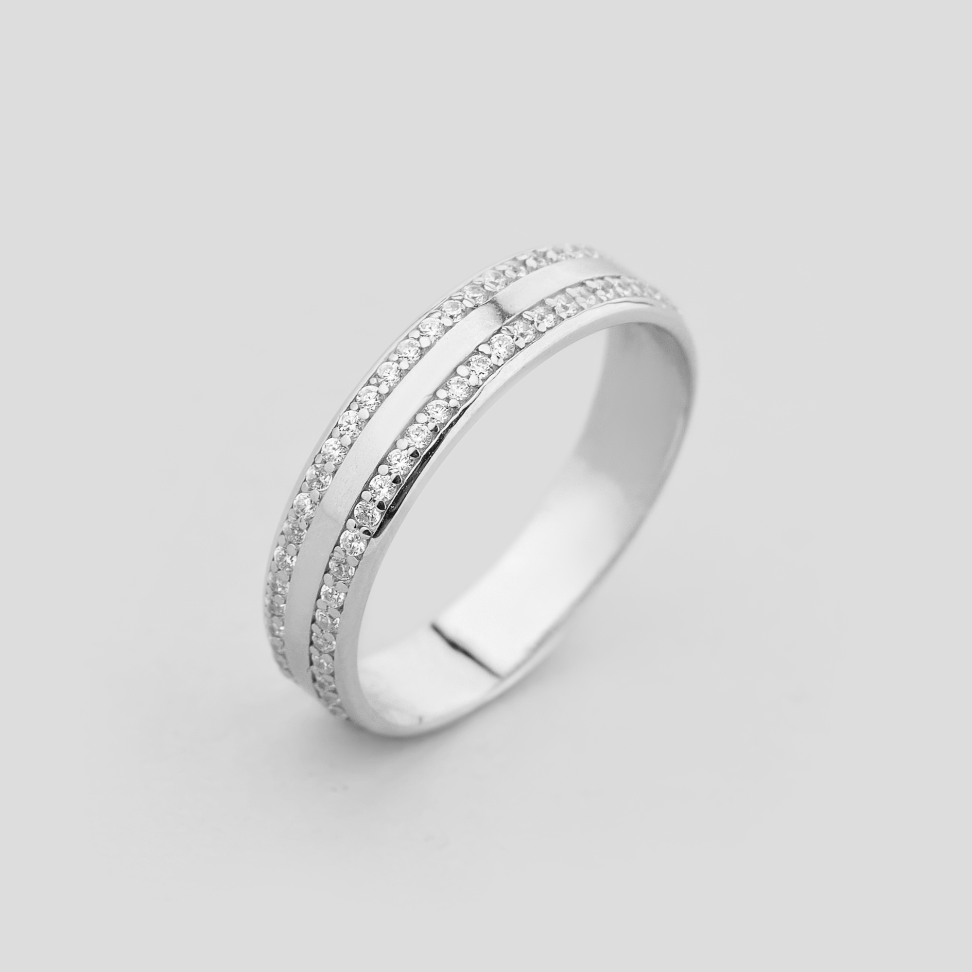 

Серебряное кольцо Minimal ЛК-0219р- 19