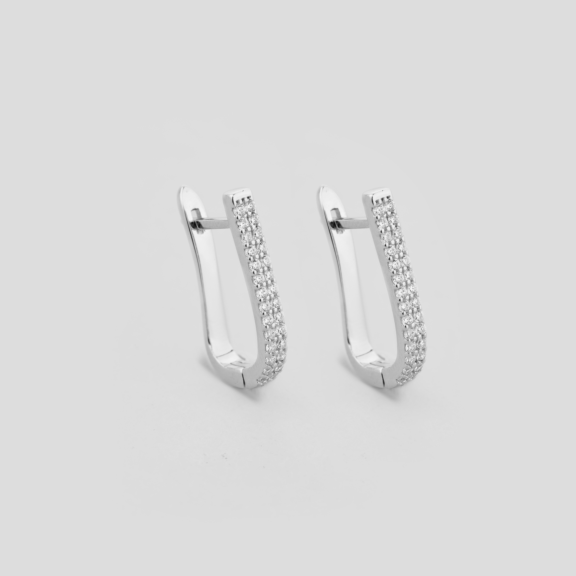 

Серебряные серьги Minimal ЛК-0048рС