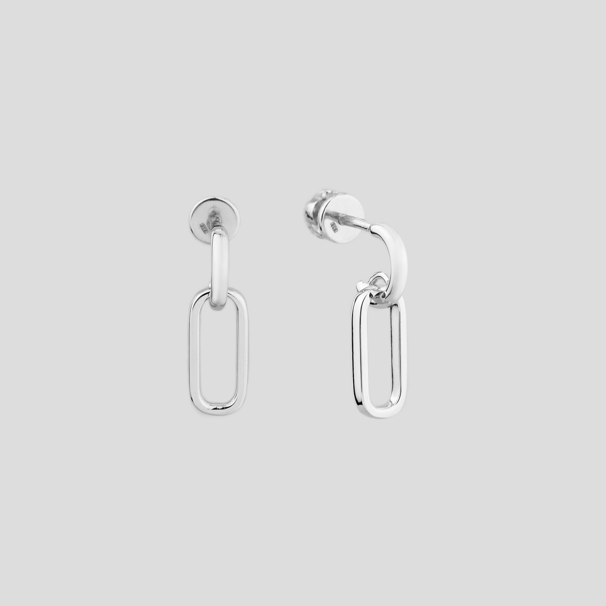 

Серебряные серьги Minimal ВС-578р